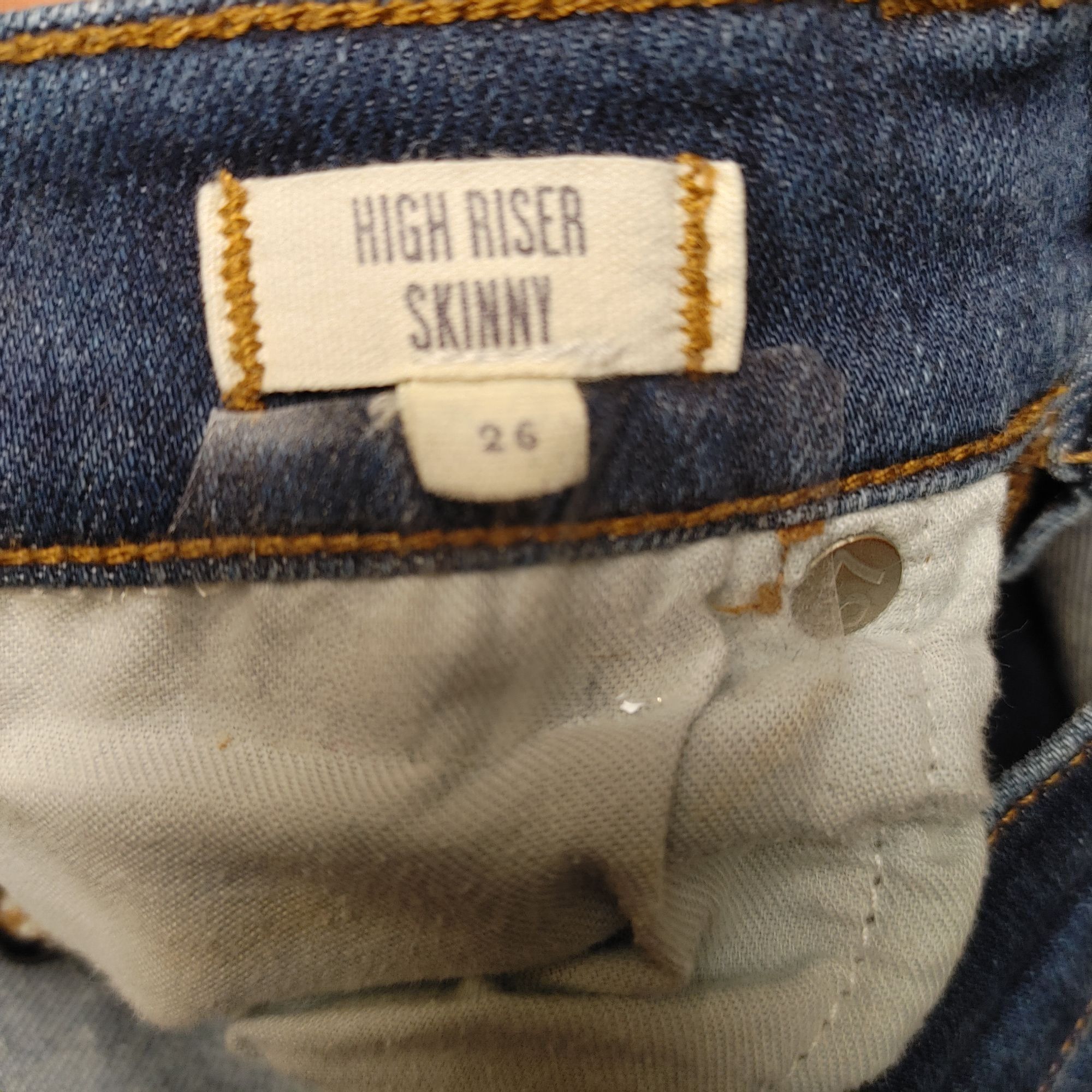 Madewell Madewell Women's Medium Blue Wash High Rise Skinny Denim Jea Size 26" / US 2 / IT 38 - 4 Thumbnail