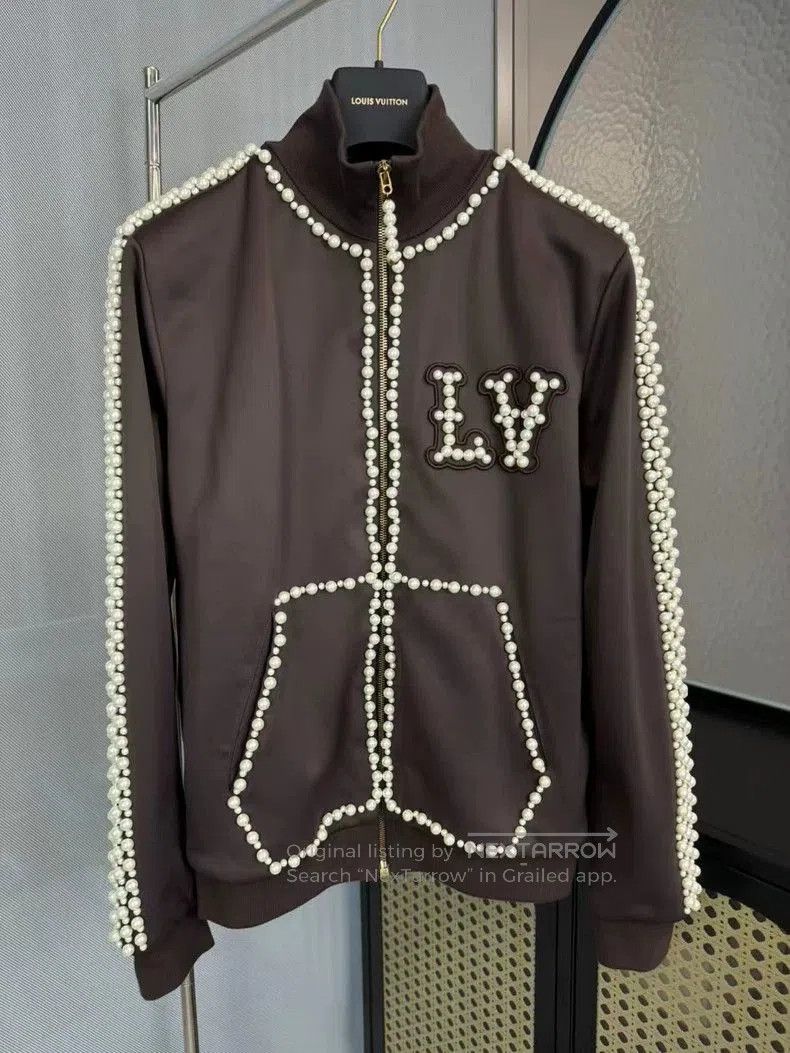 Louis Vuitton Louis Vuitton x Pharrell Pearl Embroidered Jacket. Size US M / EU 48-50 / 2 - 1 Thumbnail