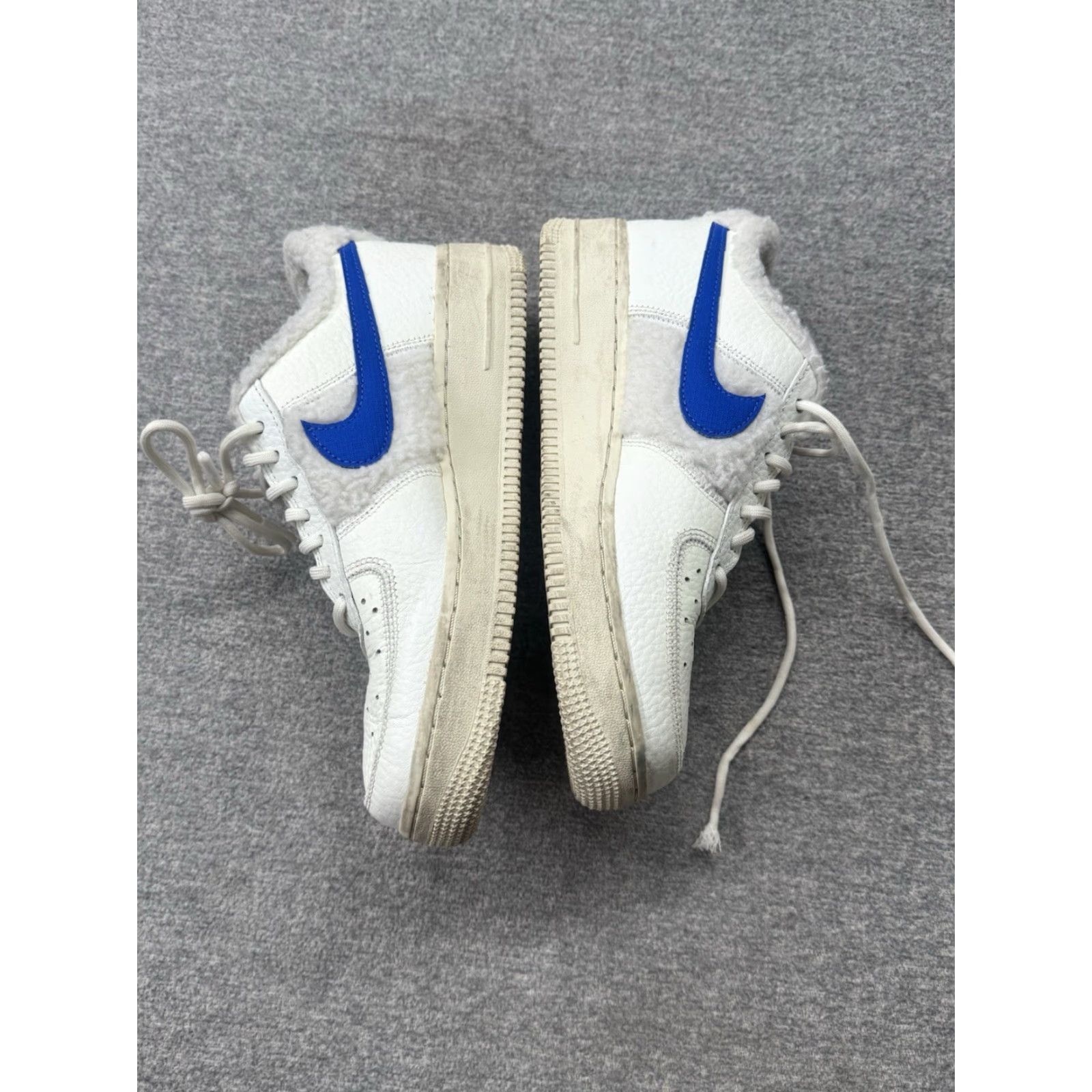 Nike Nike Air Force 1 '07 Sherpa Fleece Sail Racer Blue DO6680-100 Size 7.5 Women Sneakers Size S / US 4 / IT 40 - 7 Thumbnail