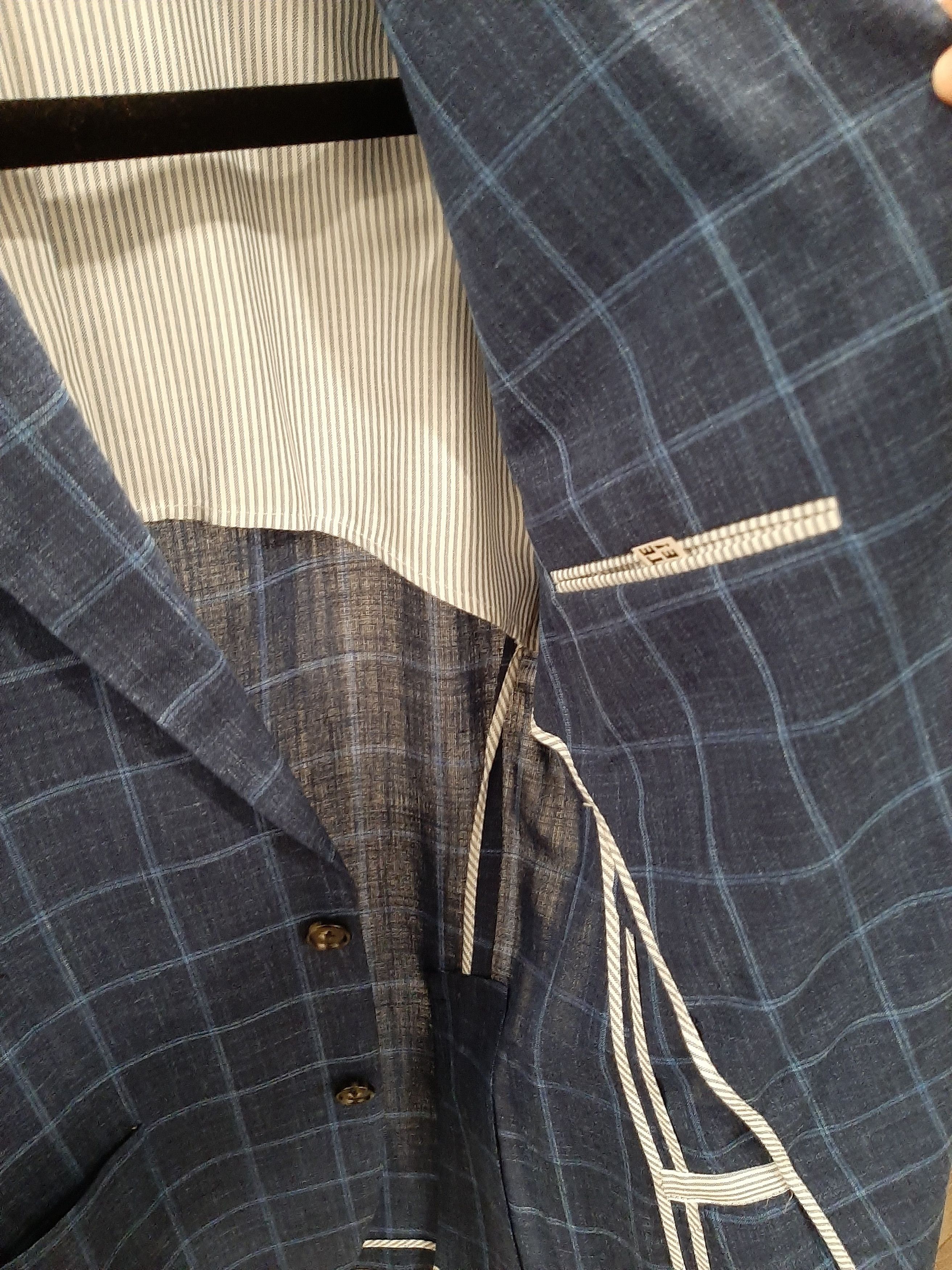 Southwick Southwick Windowpane Plaid Sport Coat Size 38R - 2 Thumbnail
