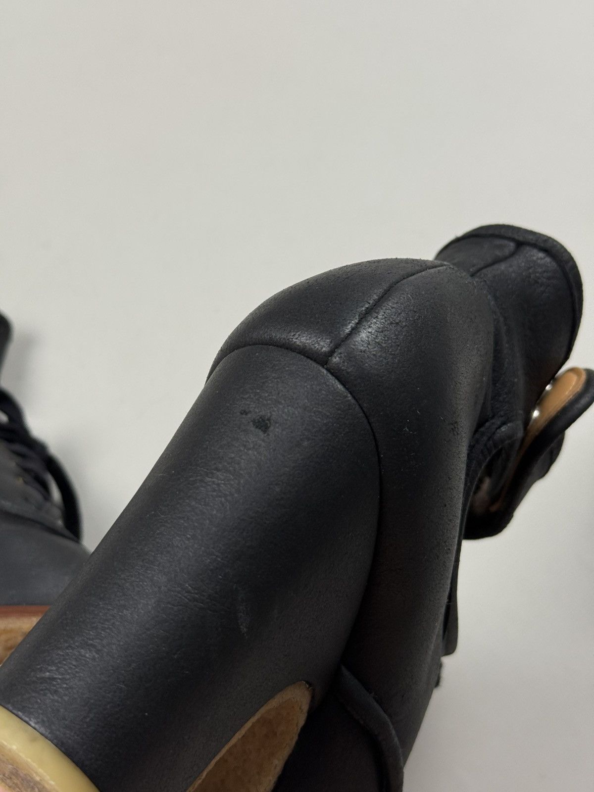 Other Chie Mihara Ladies Leather Heels Boots Fur Lined Size 38.5 Size US 8.5 / IT 38.5 - 19 Thumbnail