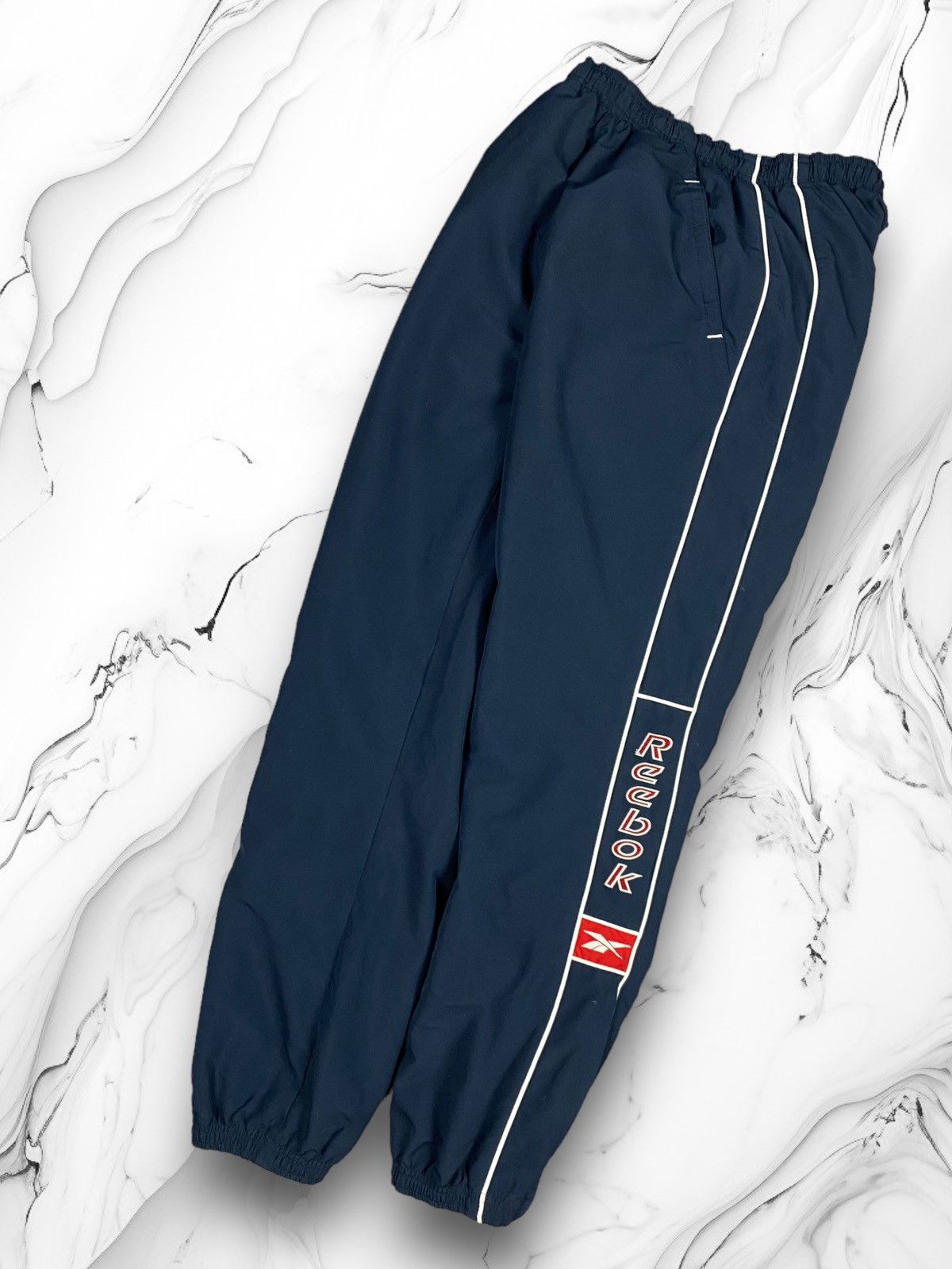 Reebok Vintage Reebok Driil y2k Big Logo Pants Size M Size US 34 / EU 50 - 1 Thumbnail