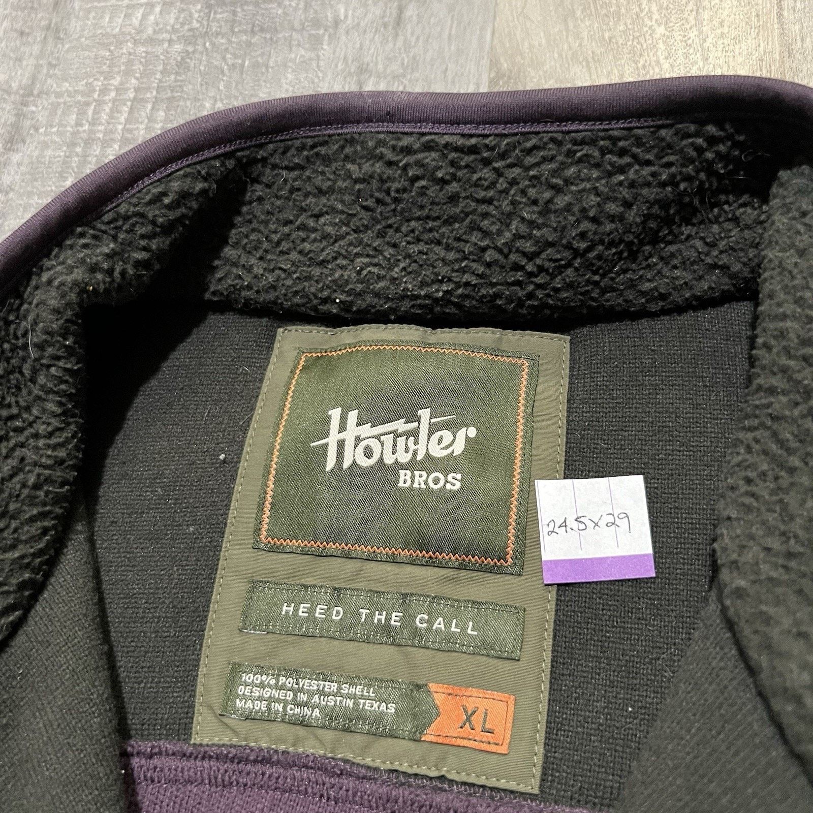Howler Brothers Howler Bros Men's Full Zip Free Range Fleece Sleeveless Vest Size US XL / EU 56 / 4 - 4 Thumbnail