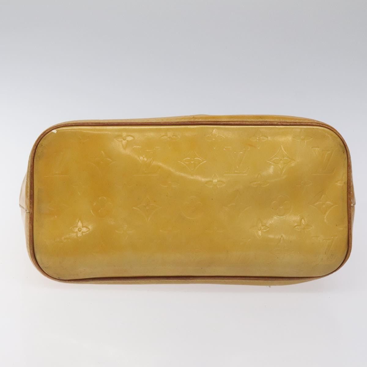 Louis Vuitton LOUIS VUITTON Monogram Vernis Houston Hand Bag Beige M91004 Size ONE SIZE - 6 Thumbnail
