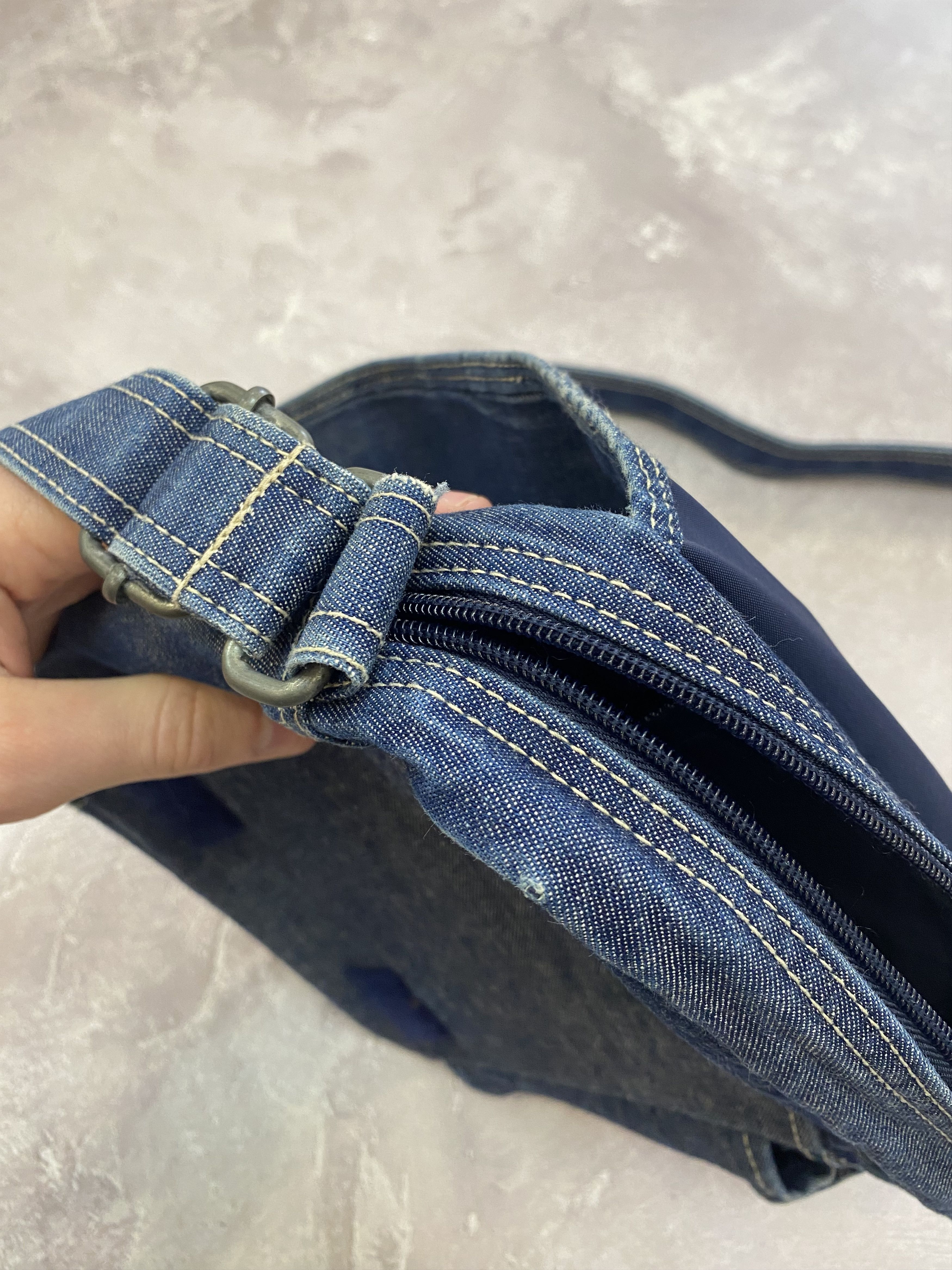 Kangol × Vintage Vintage Kangol Denim Shoulder Bag Size ONE SIZE - 8 Thumbnail