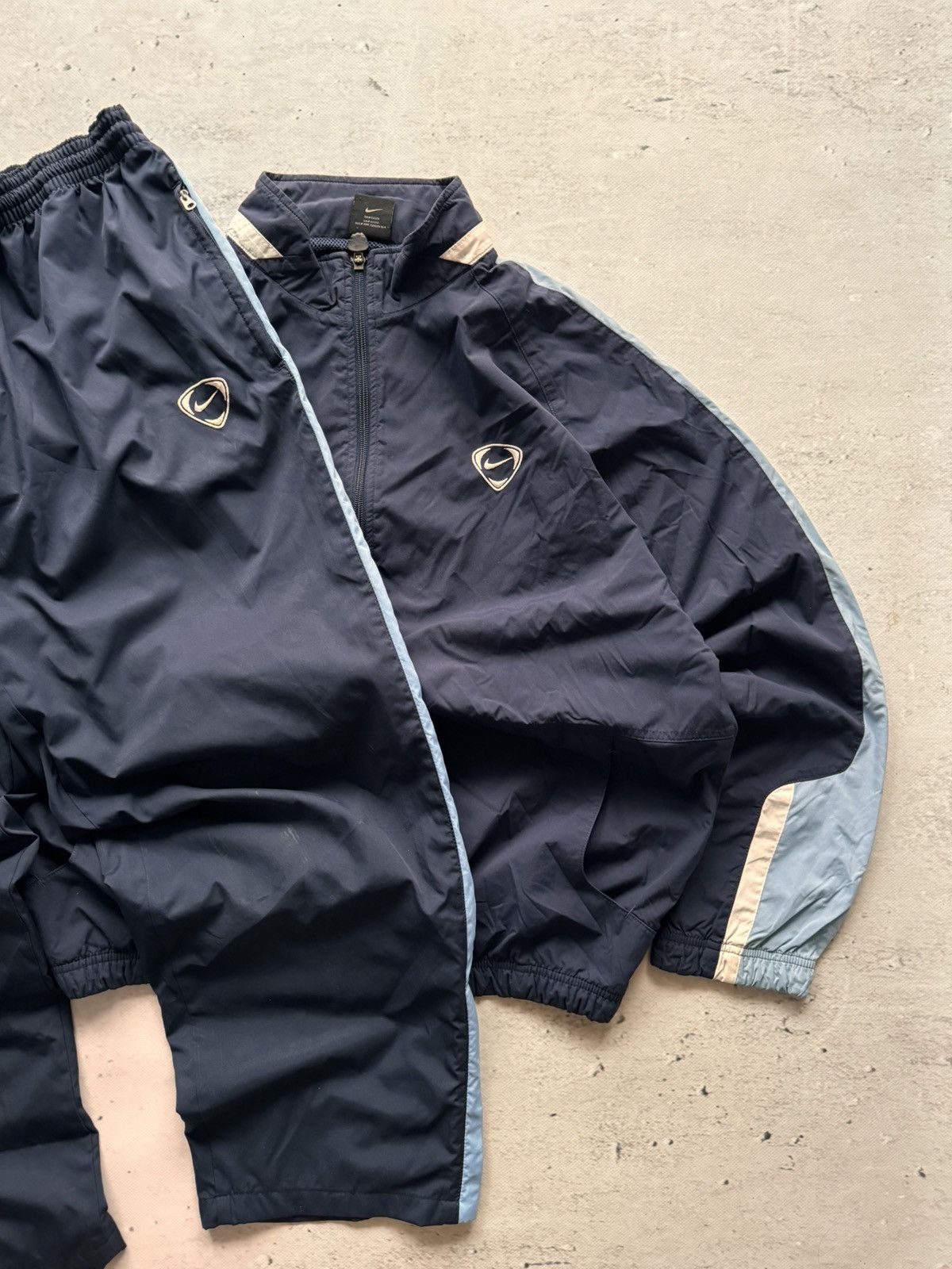 Nike × Vintage NIKE VINTAGE OVERSIZE DRIL TRACK SUIT Y2k Size US L / EU 52-54 / 3 - 3 Thumbnail