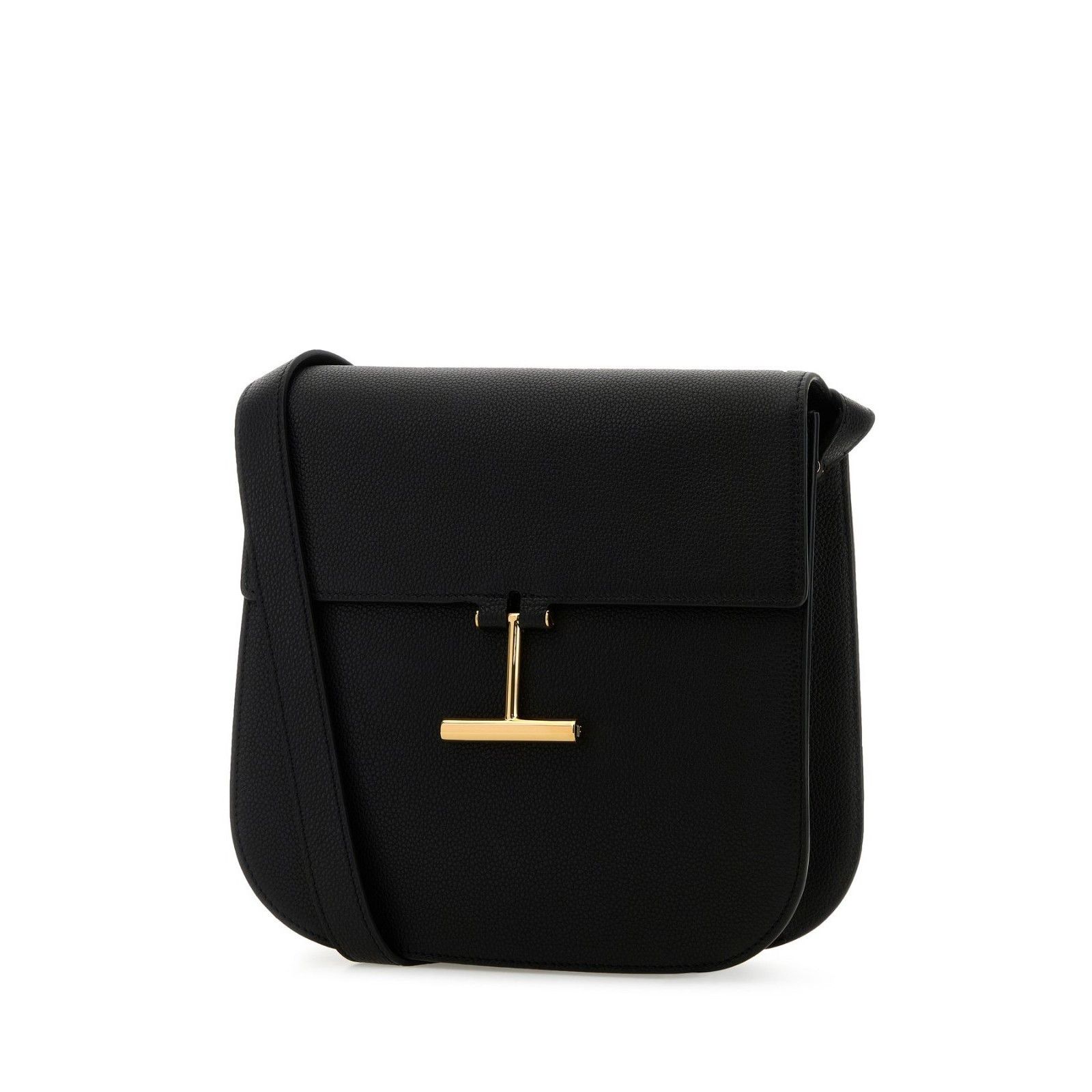 Tom Ford Tom Ford Tara Black Leather Crossbody Bag New Size ONE SIZE - 2 Thumbnail