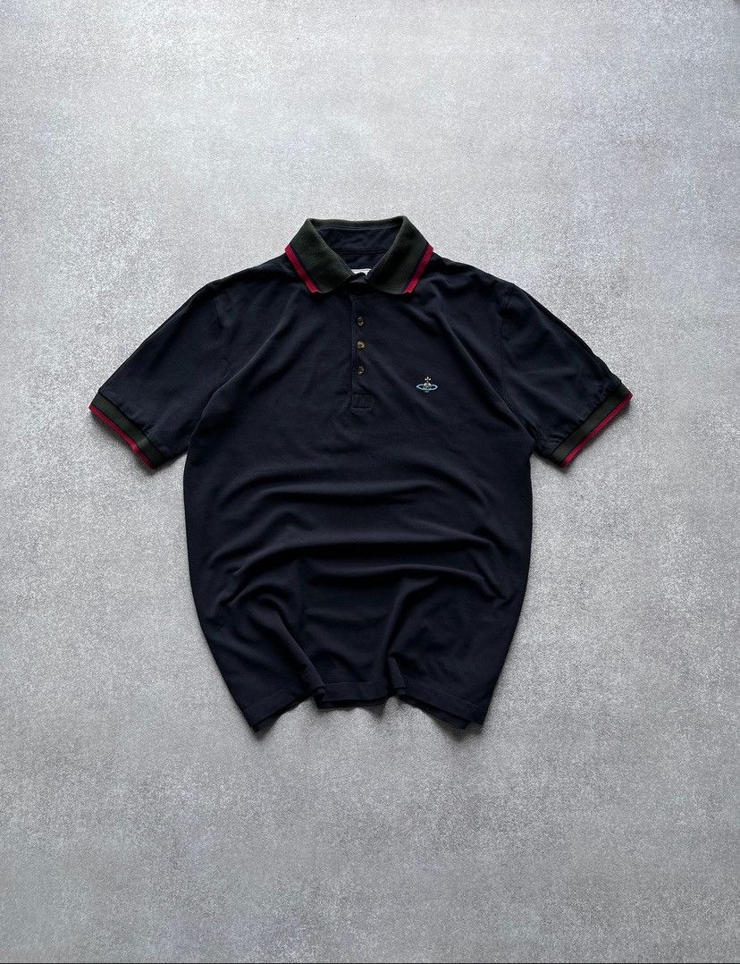 Vintage Vintage Vivienne Westwood Orb Saturn Polo Shirt Y2K XXL Size US XXL / EU 58 / 5 - 3 Thumbnail