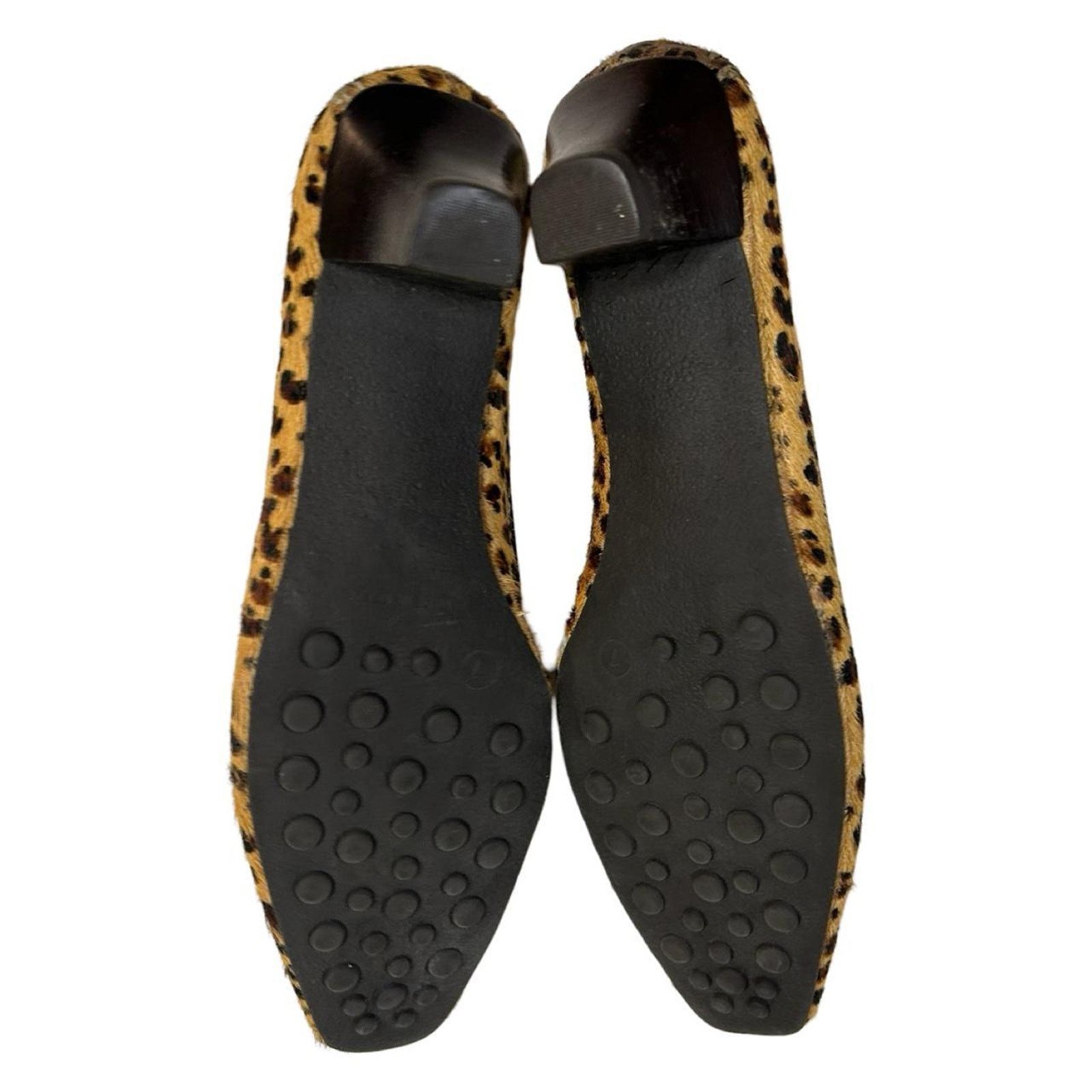 Eddie Bauer Cheetah print kitten heels Eddie Bauer sz 7 pony / calf hair Size US 7 / IT 37 - 8 Thumbnail