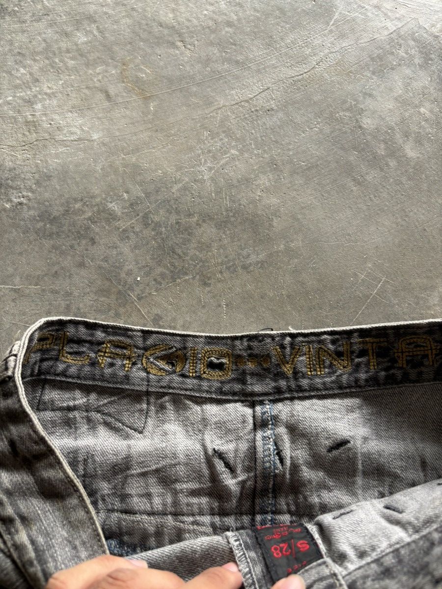 Japanese Brand Distressed double waist lace up jeans punk grungy stye Size US 32 / EU 48 - 6 Thumbnail