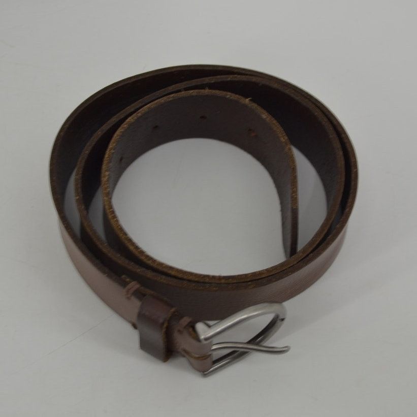 American Eagle Outfitters America Eagle Outfitters Brown Genuine Leather Belt Sz XS/S Size 32 - 3 Thumbnail