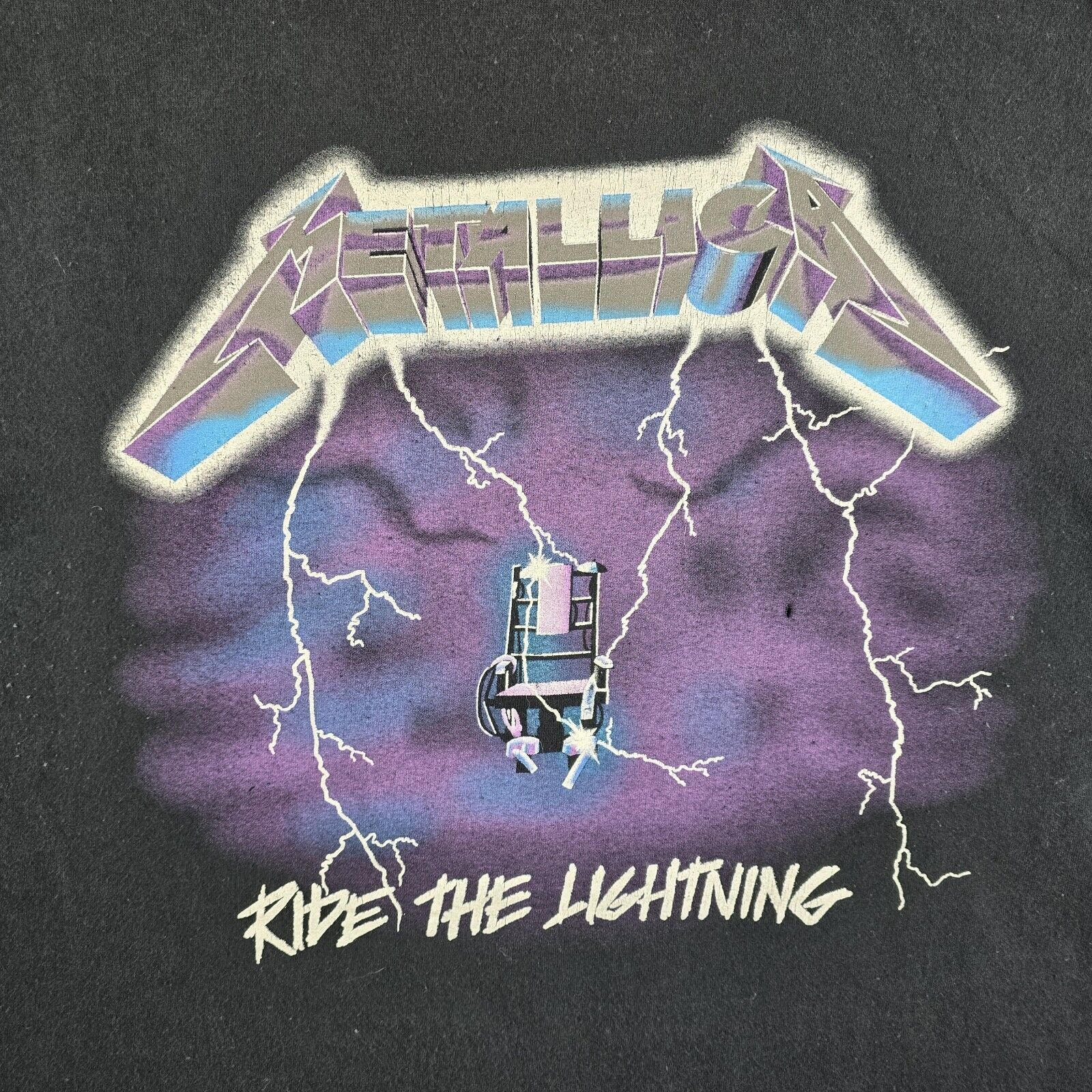 Metallica Metallica Ride The Lightning T-Shirt Men's XL Heavy Metal Size US XL / EU 56 / 4 - 4 Thumbnail