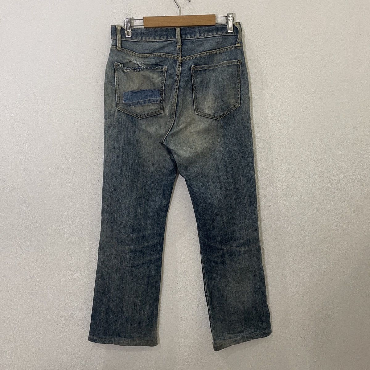 Japanese Brand Vintage Supplex X Uniqlo Distressed Denim Size US 28 / EU 44 - 7 Thumbnail