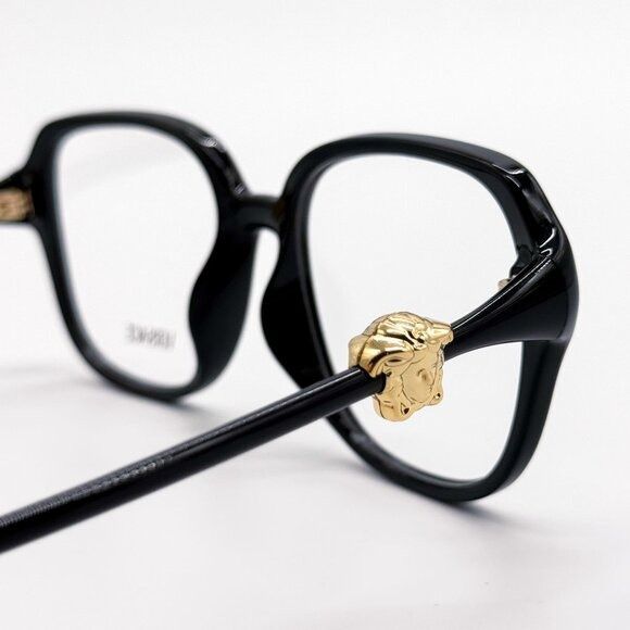 Versace NEW VERSACE EYEGLASSES VE3386D GB1 BLACK BUTTERFLY WOMEN EYE Size ONE SIZE - 5 Thumbnail