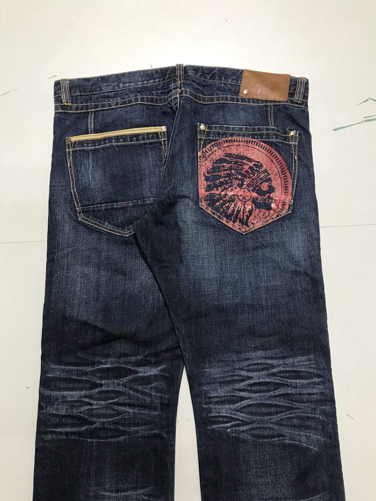 JNCO Vintage heritage america embroidered denim Size US 42 / EU 58 - 11 Thumbnail