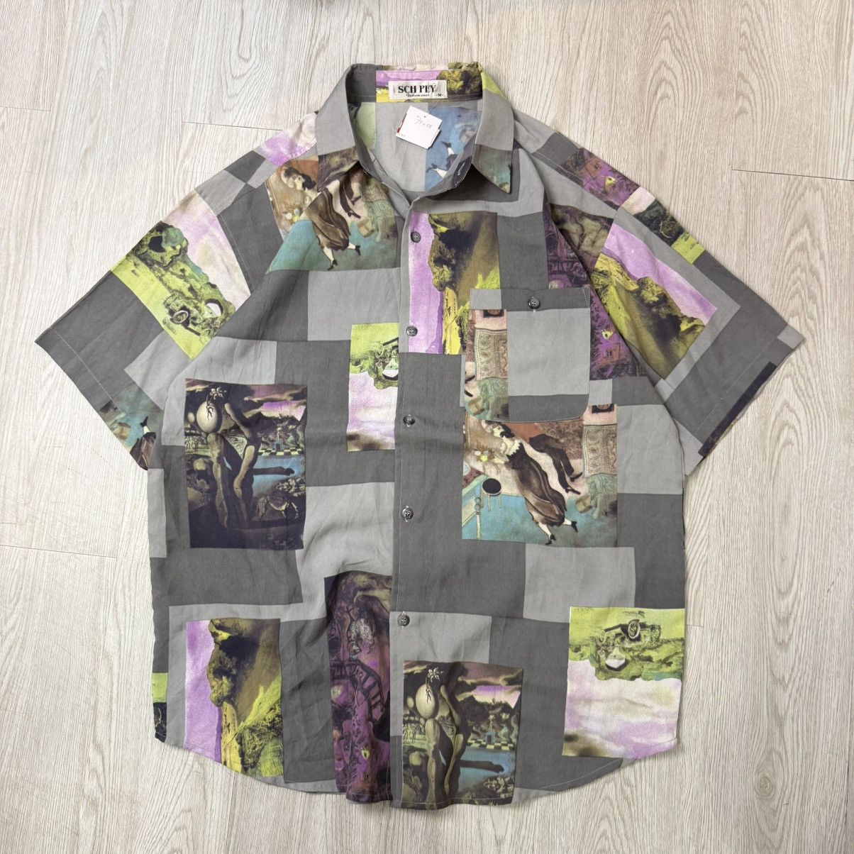 Vintage Vintage SCH pey surealis pattern shirt Size US XL / EU 56 / 4 - 1 Thumbnail