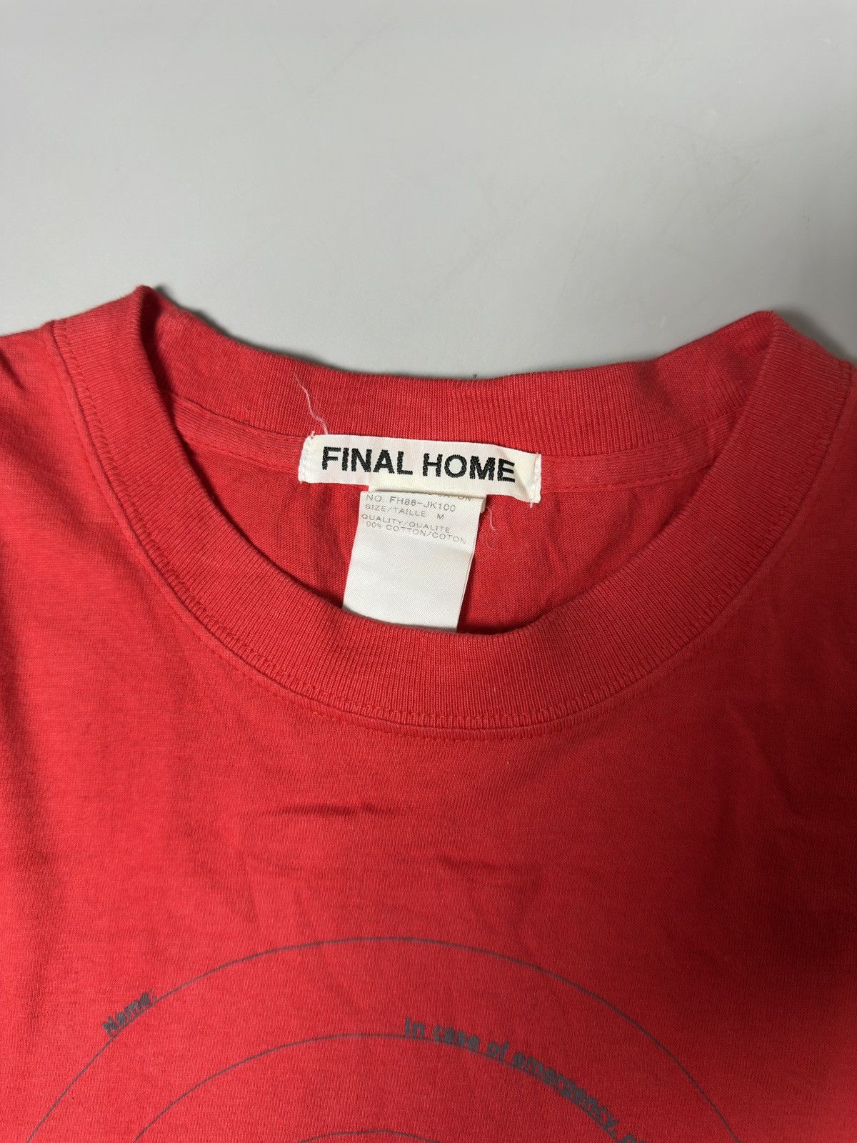Final Home Final Home Archive Red Target Survival Cotton T-Shirt Size US M / EU 48-50 / 2 - 2 Thumbnail