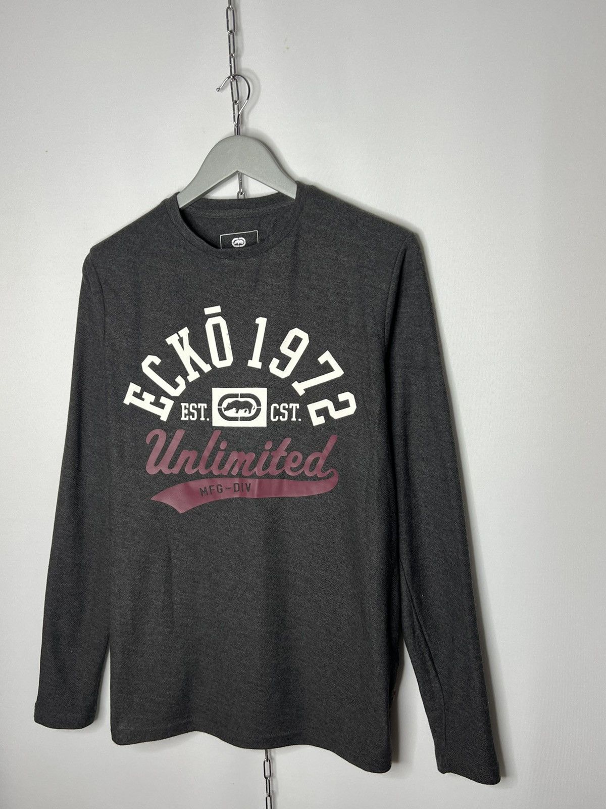 Ecko Unltd. Ecko Unlimited Unltd Long Sleeve T-Shirt Tee Big Logo Size US M / EU 48-50 / 2 - 2 Thumbnail