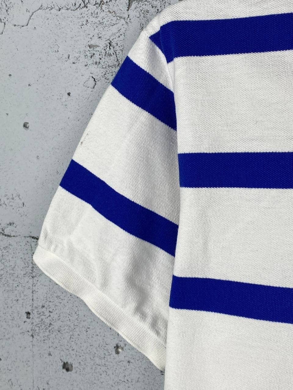 Polo Ralph Lauren × Vintage Polo Ralph Lauren Stripes Blue Polo Shirt Chief Keef Size US XL / EU 56 / 4 - 5 Thumbnail