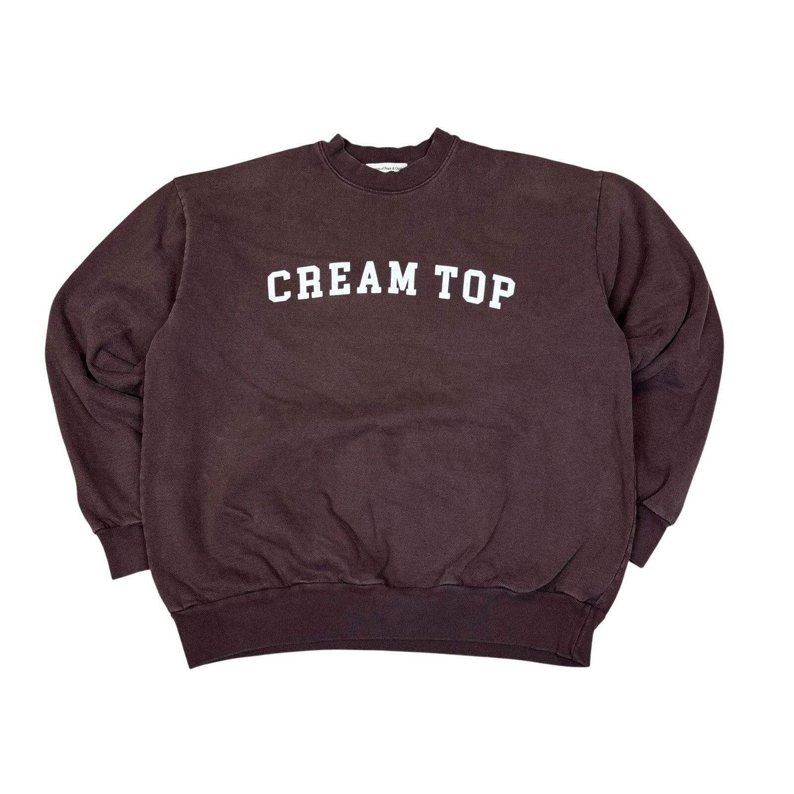 Museum of Peace & Quiet Museum of Peace & Quiet Cream Top Sweatshirt L Maru Coffee Size US L / EU 52-54 / 3 - 1 Thumbnail