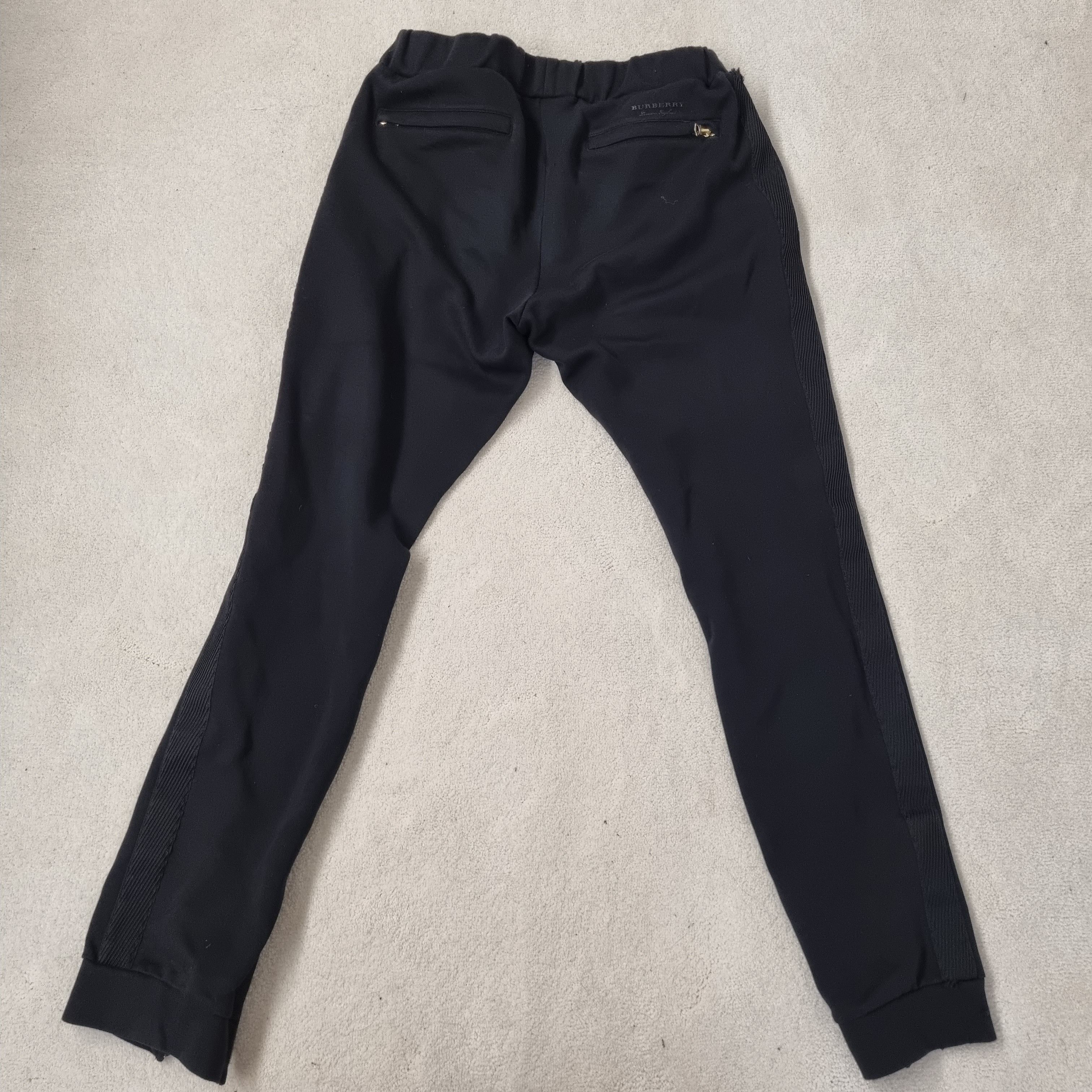 Burberry Burberry Tuxedo Sweatpants Small Black Size US 30 / EU 46 - 2 Thumbnail