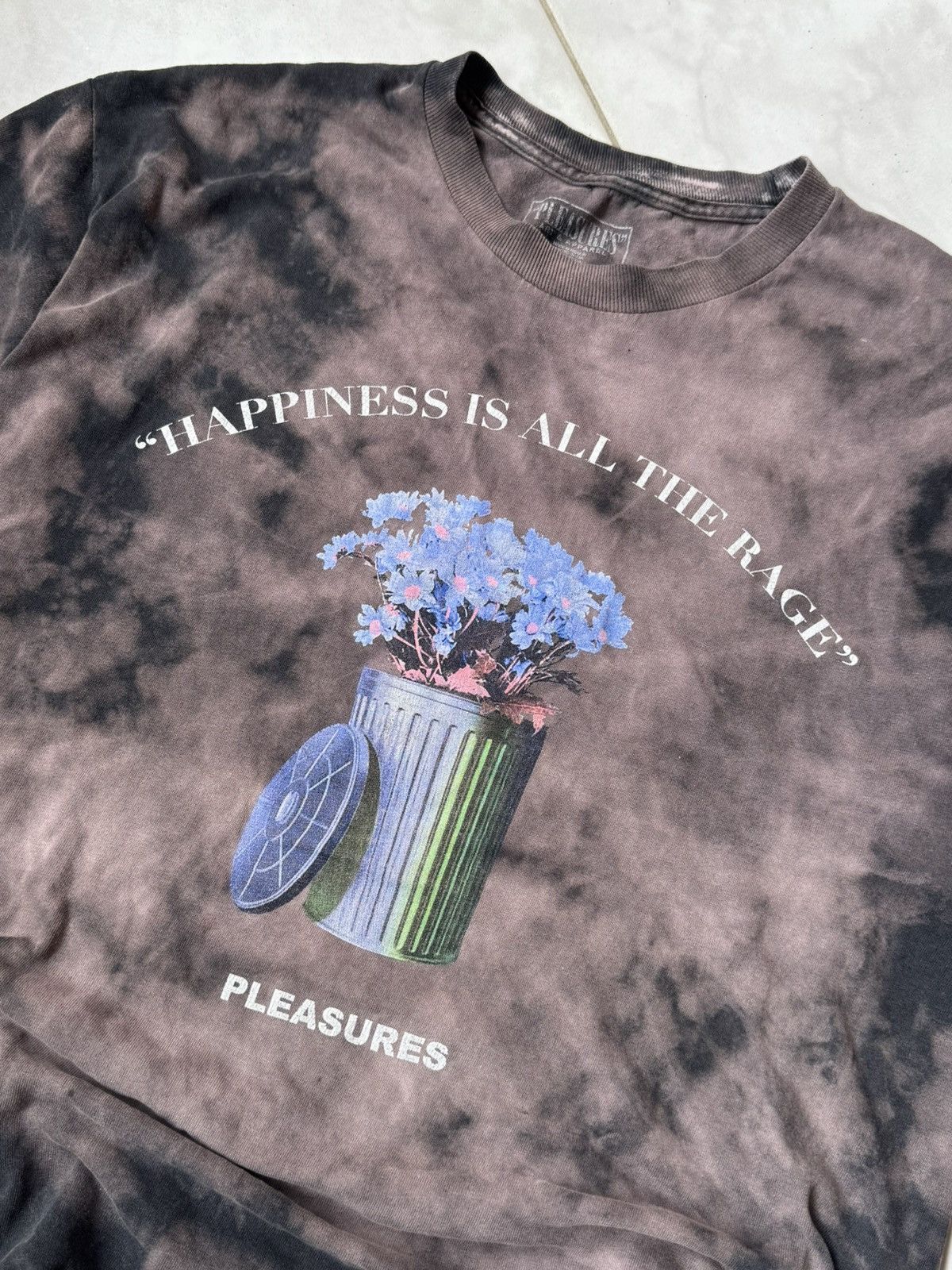 Pleasures × Supreme Pleasures tee custom tie dye t shirt Size US L / EU 52-54 / 3 - 3 Thumbnail