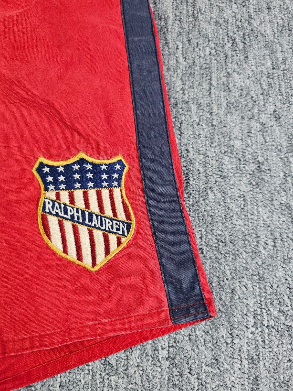 Polo Ralph Lauren Vintage Y2K Polo Ralph Lauren USA UK Crest Swim Trunks XL Size US 38 / EU 54 - 3 Thumbnail