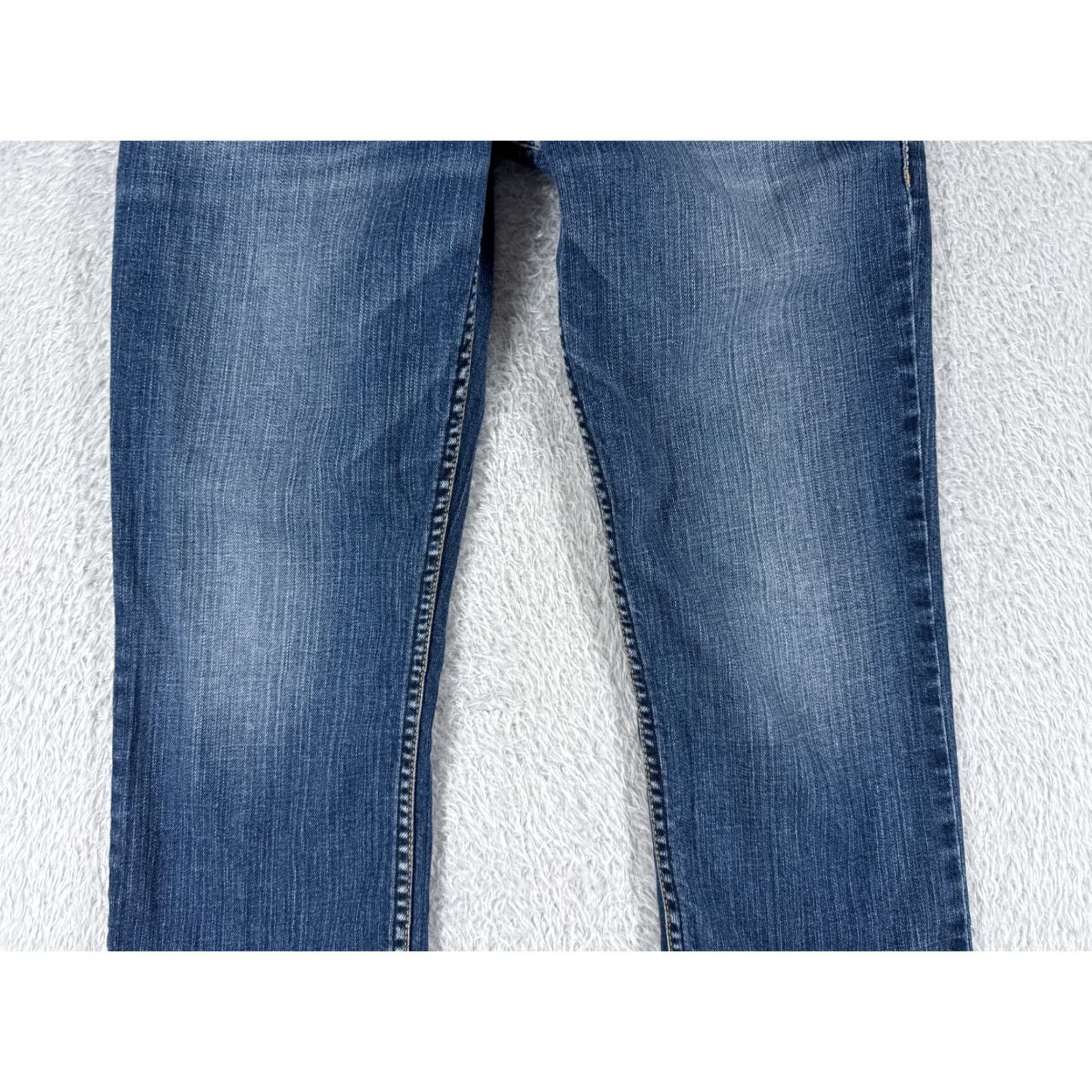 Silver Jeans Co. Silver Jeans Pants Womens 31 Blue Denim Jeans Crop Low Rise 30x26 Pioneer Flood Size 24" / US 00 / IT 34 - 3 Thumbnail