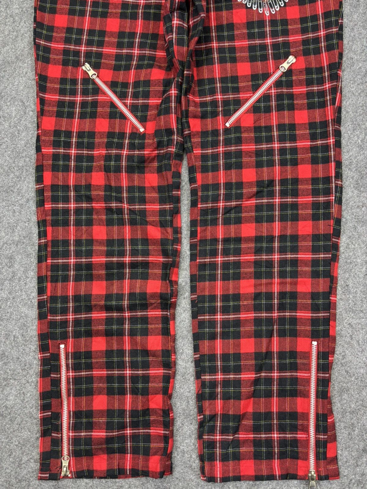 Japanese Brand BAD RABBY Japan Street Seditionaries Multizipper Pant F712 Size US 28 / EU 44 - 4 Thumbnail