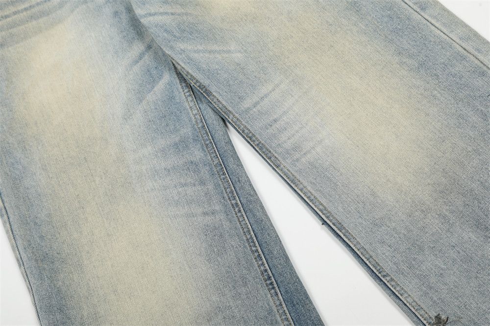 Japanese Brand × Jean American men's casual loose punk distressed washed jeans Size US 32 / EU 48 - 6 Thumbnail