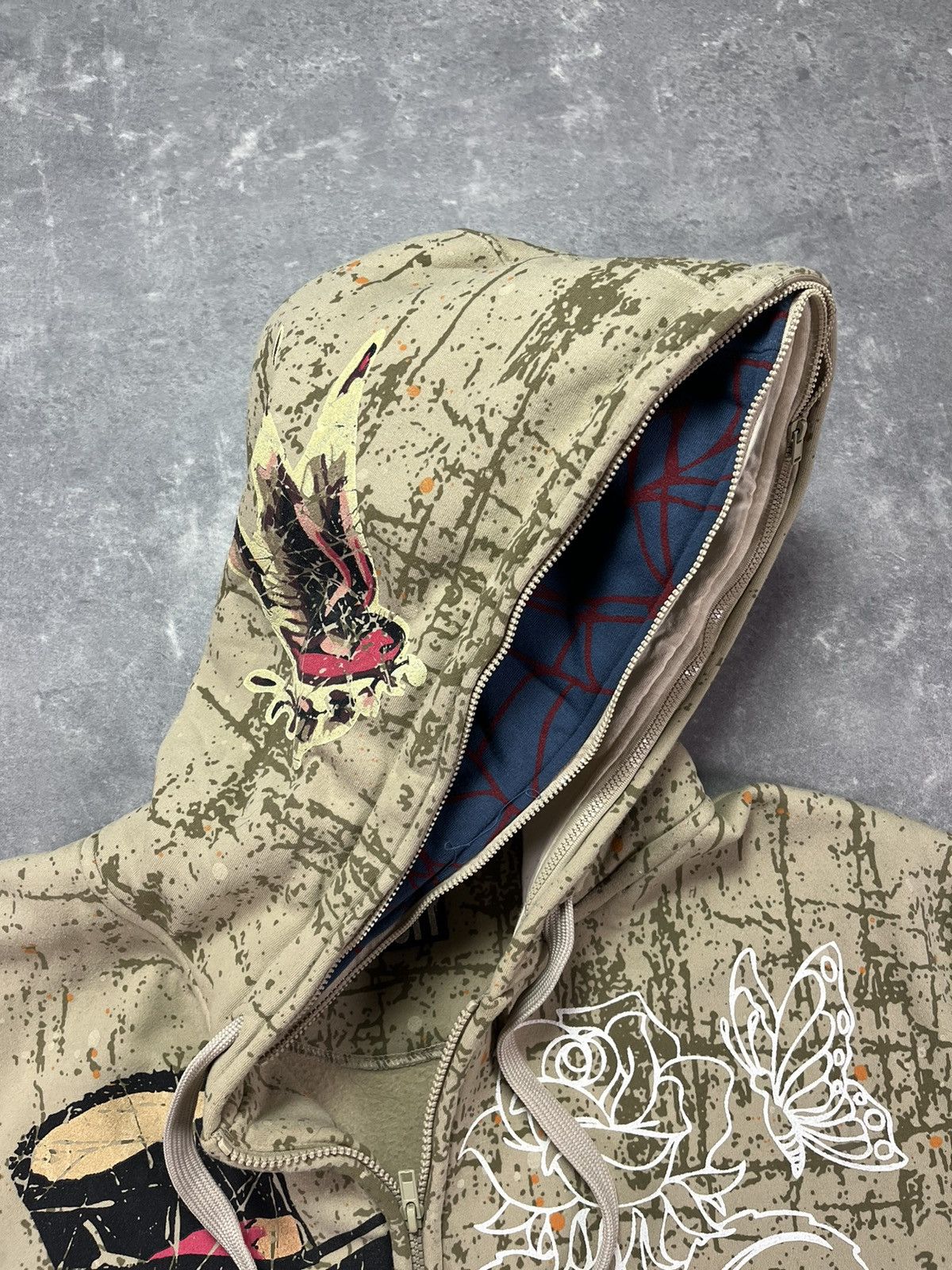 Southpole 00s Delf Baggy Printed AOP Skulls Zip Hoodie 4XL Imperious Size US XXL / EU 58 / 5 - 8 Thumbnail