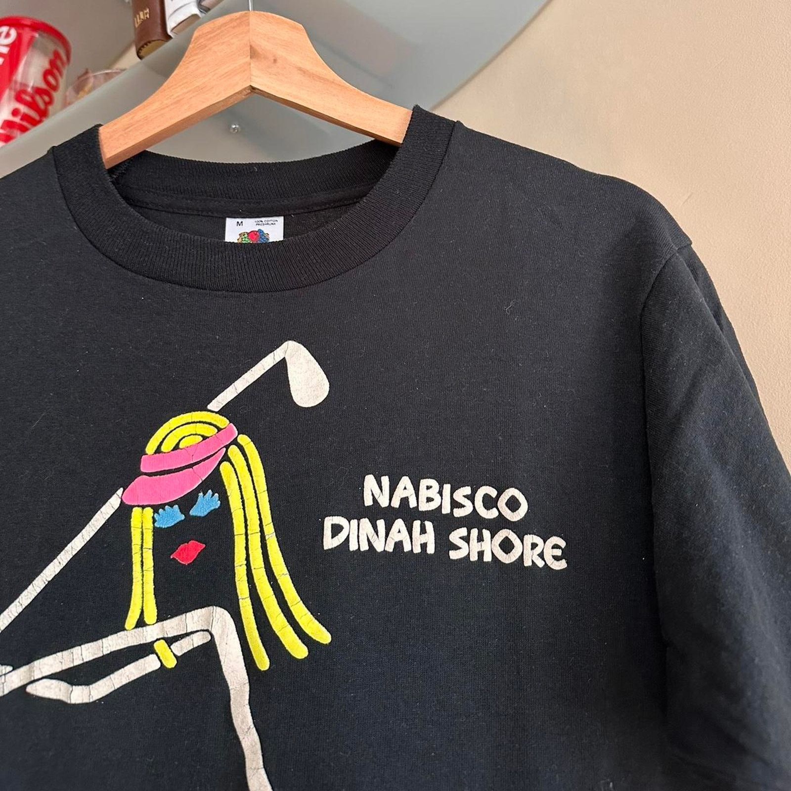 Fruit Of The Loom × Vintage Vintage 90s Nabisco Dinah Shore Golf Art Shirt Size US M / EU 48-50 / 2 - 3 Thumbnail