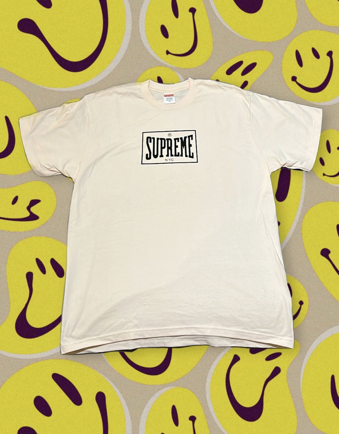 Supreme Supreme x Everlast Tee (Light Pink) Size US M / EU 48-50 / 2 - 1 Thumbnail