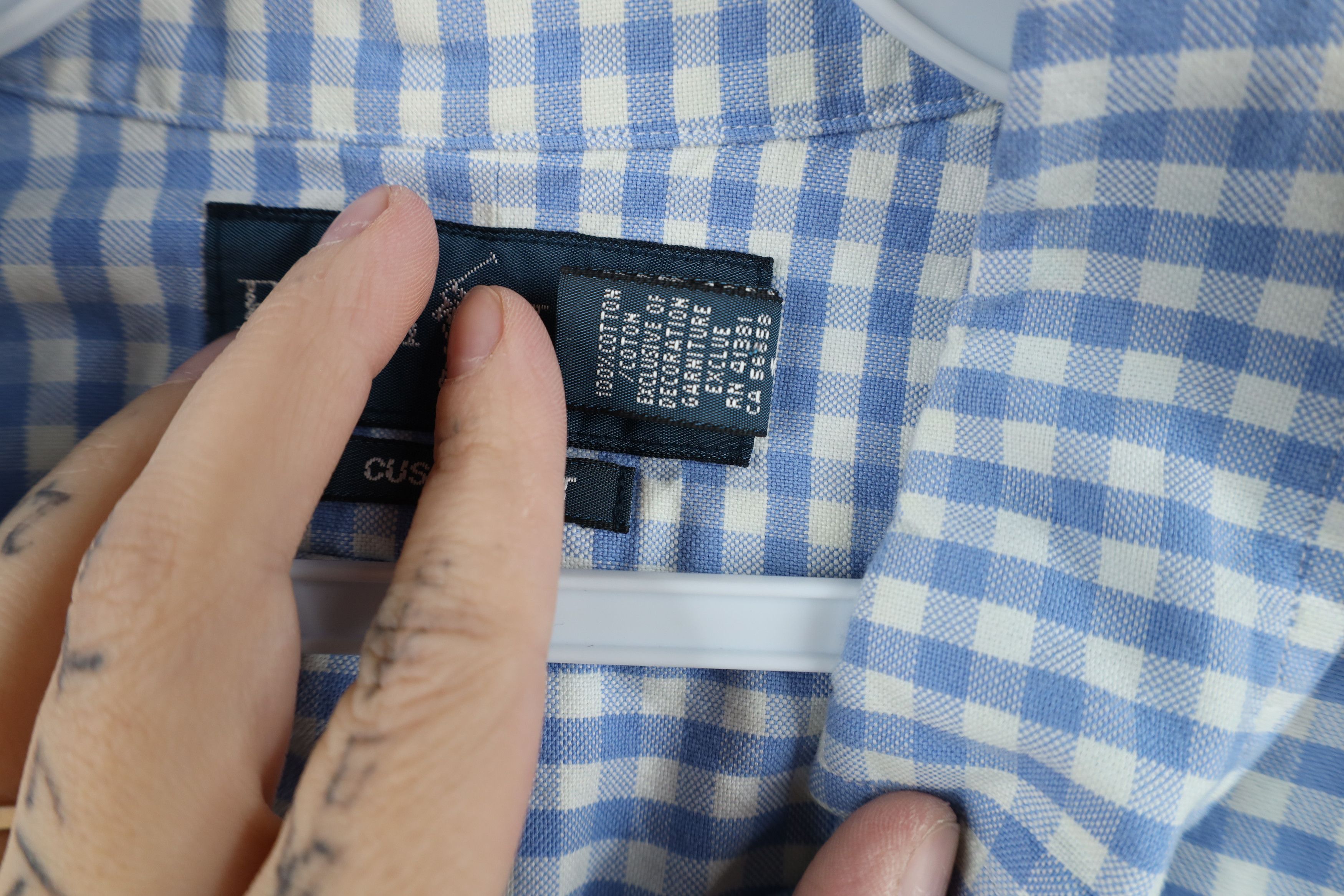 Polo Ralph Lauren Vintage 90s Ralph Lauren Fit Oxford Button Down Shirt Plaid Size US L / EU 52-54 / 3 - 10 Thumbnail