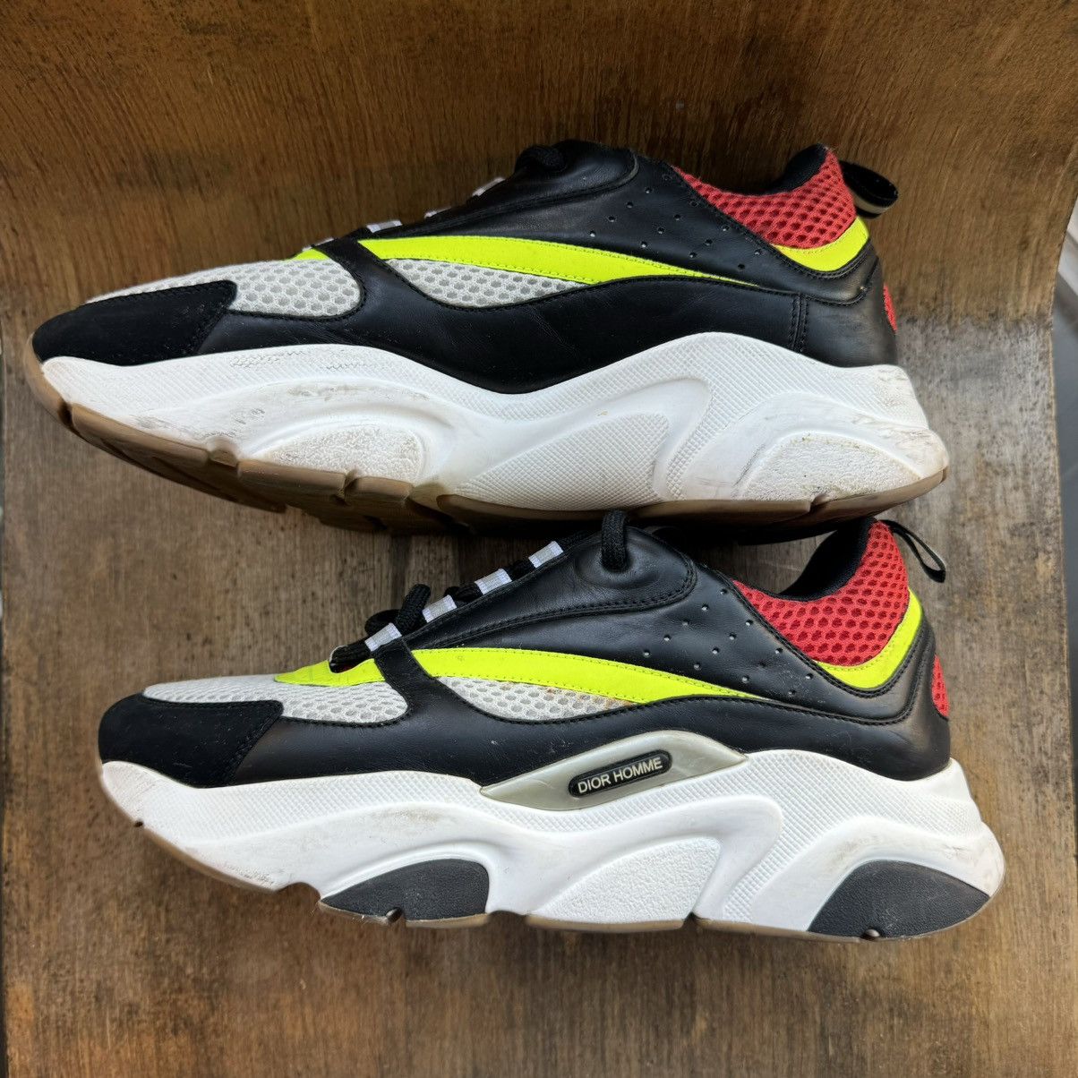 Dior Dior Homme B22 Colorblock Chunky Sneakers Size US 8 / EU 41 - 2 Thumbnail