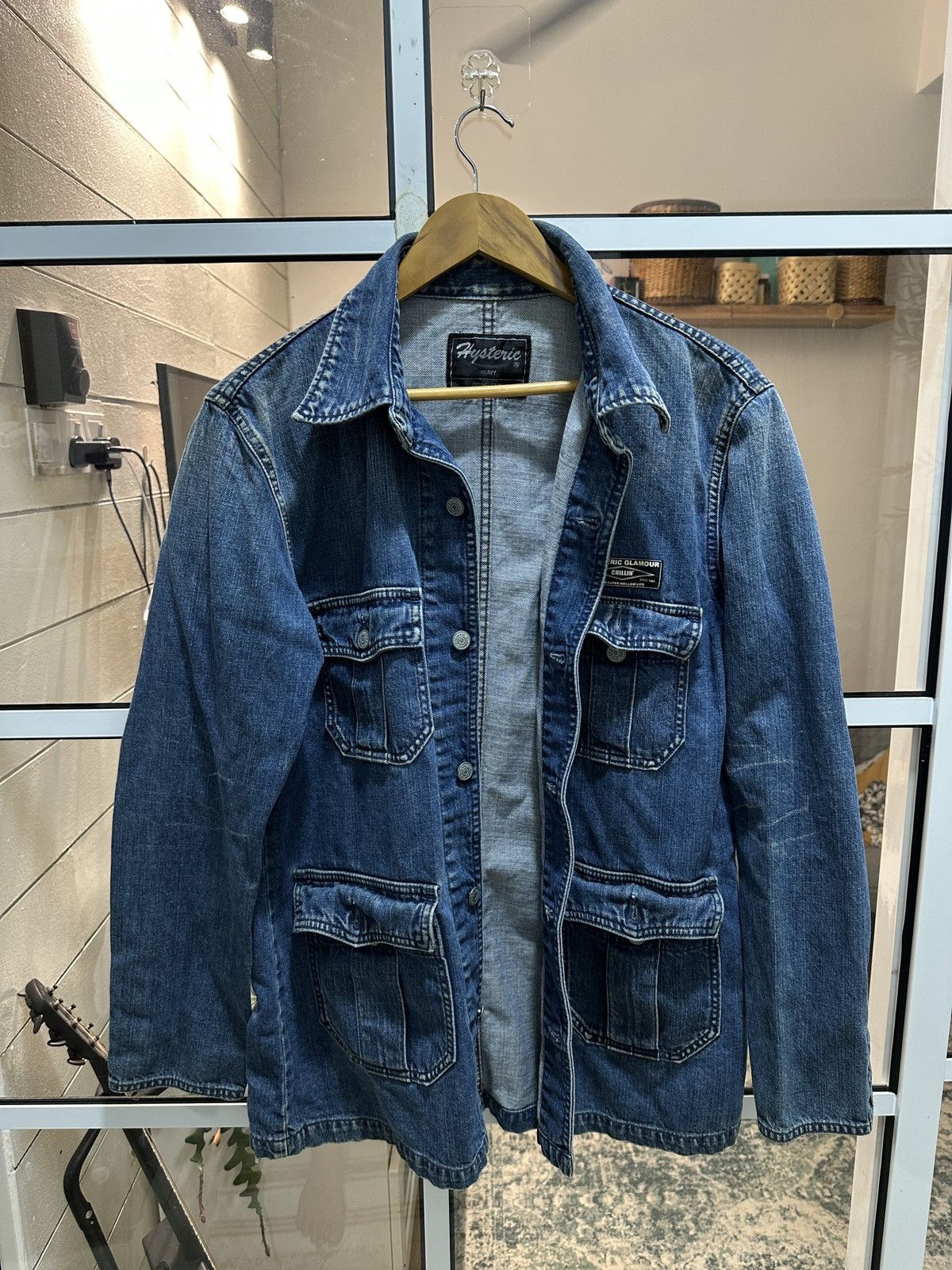 Hysteric Glamour Hysteric Glamour “Heavy” Multipocket Denim Jacket Size US M / EU 48-50 / 2 - 1 Thumbnail
