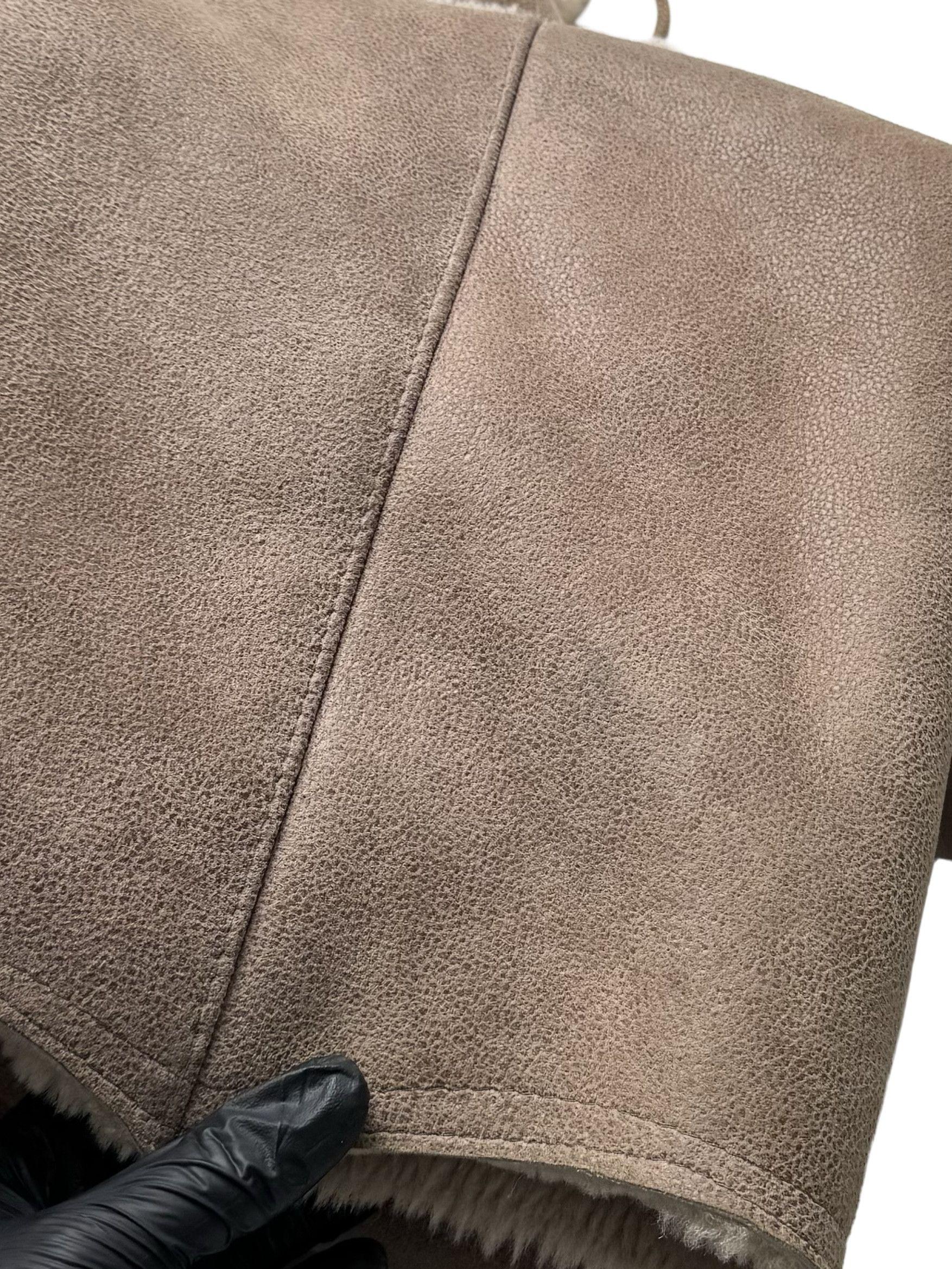 Vintage Vintage Sheepskin Shearling Coat Hooded Long Winter Jacket Size M / US 6-8 / IT 42-44 - 16 Thumbnail