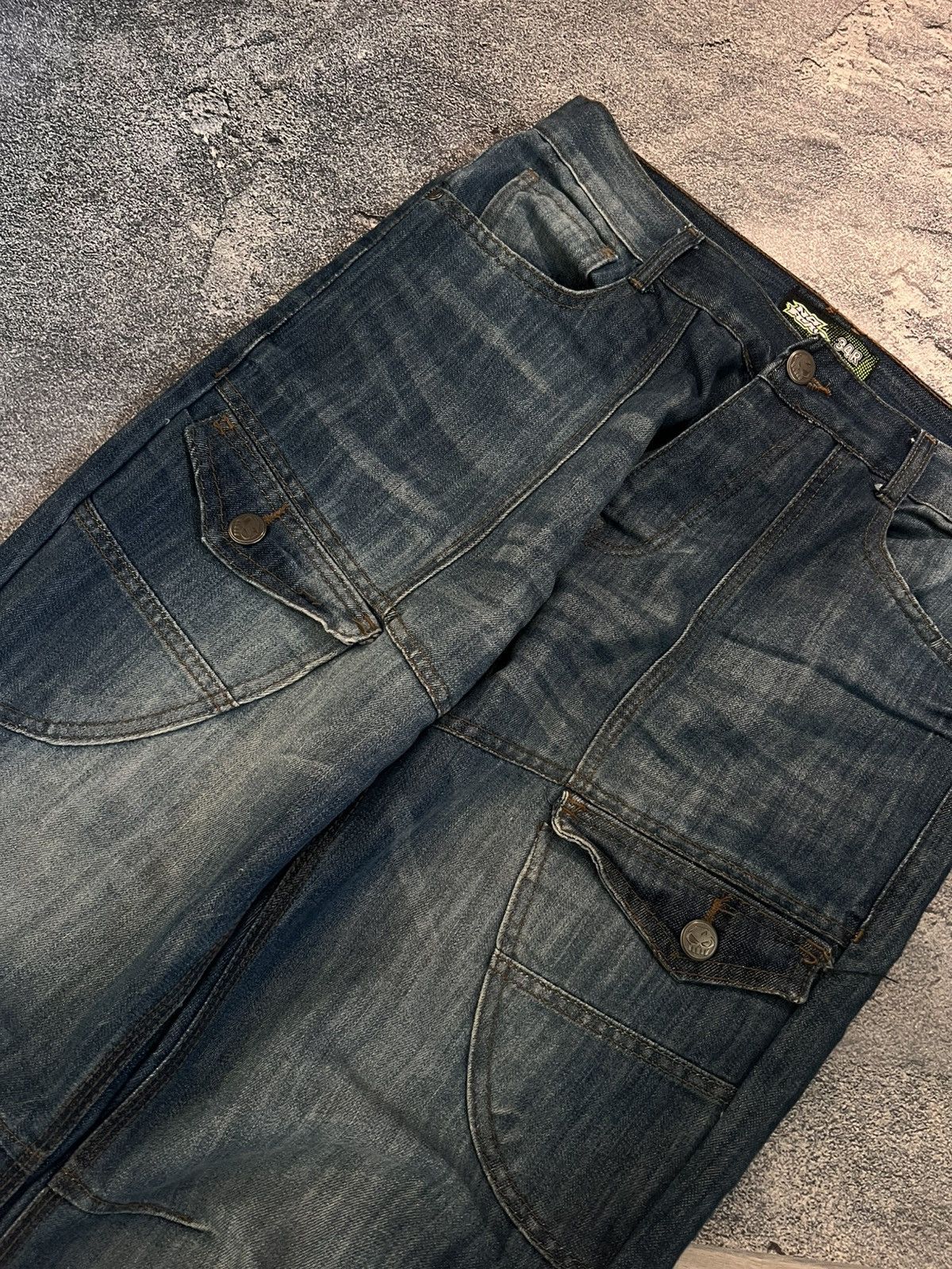No Fear Vintage No Fear Skater Faded Jeans / Baggy Archive 90s Size US 34 / EU 50 - 2 Thumbnail
