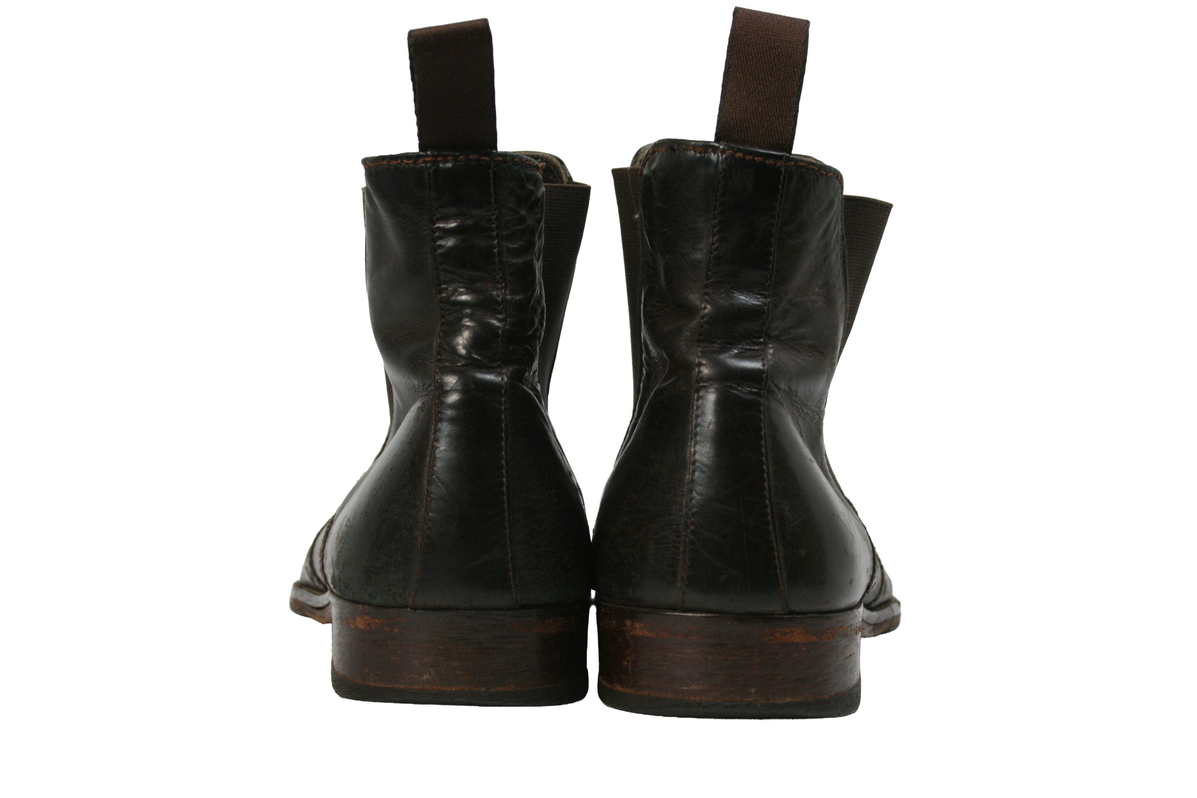 Doucal's Brogue Chelsea Leather Boots Size US 9.5 / EU 42-43 - 9 Thumbnail