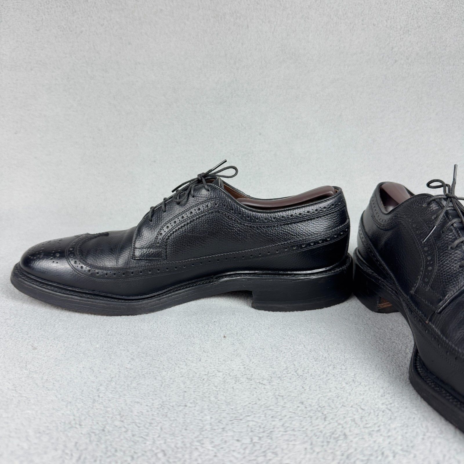 Allen Edmonds Allen Edmonds MacNeil Black Pebble Grain Longwing USA 9D Size US 9 / EU 42 - 6 Thumbnail