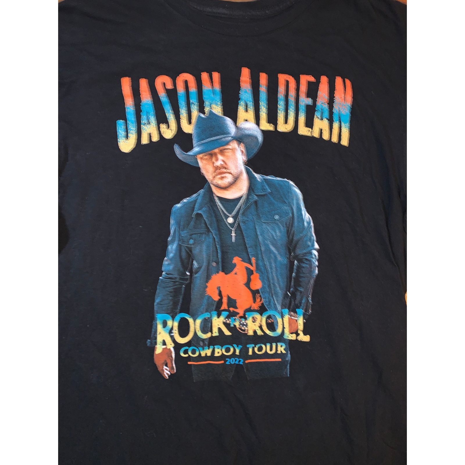 Band Tees × Other Jason Aldean Rock N Roll Cowboy Tour T Shirt Medium Size US M / EU 48-50 / 2 - 1 Thumbnail
