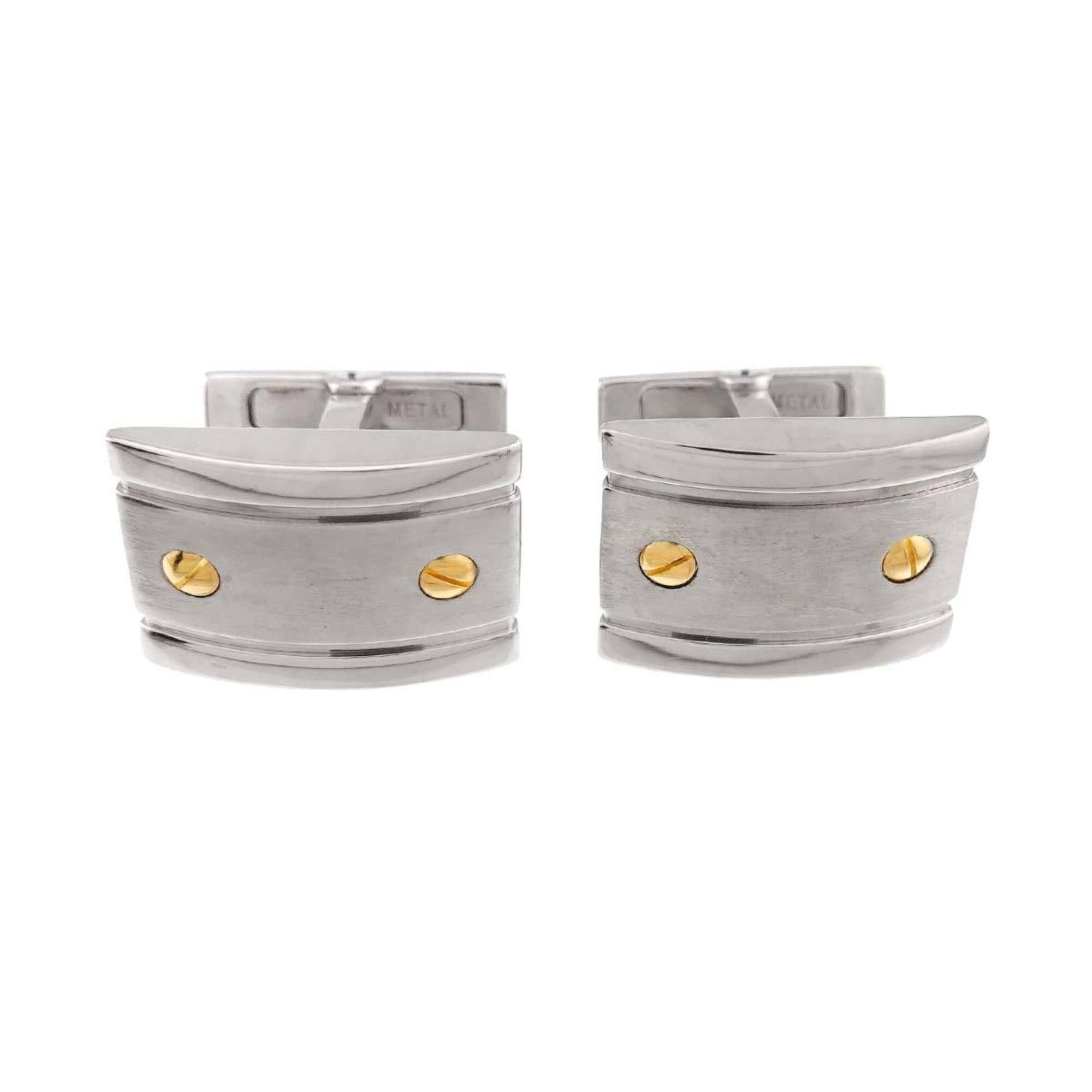 Cartier Cartier Santos Cufflinks (Silver) Size ONE SIZE - 1 Thumbnail