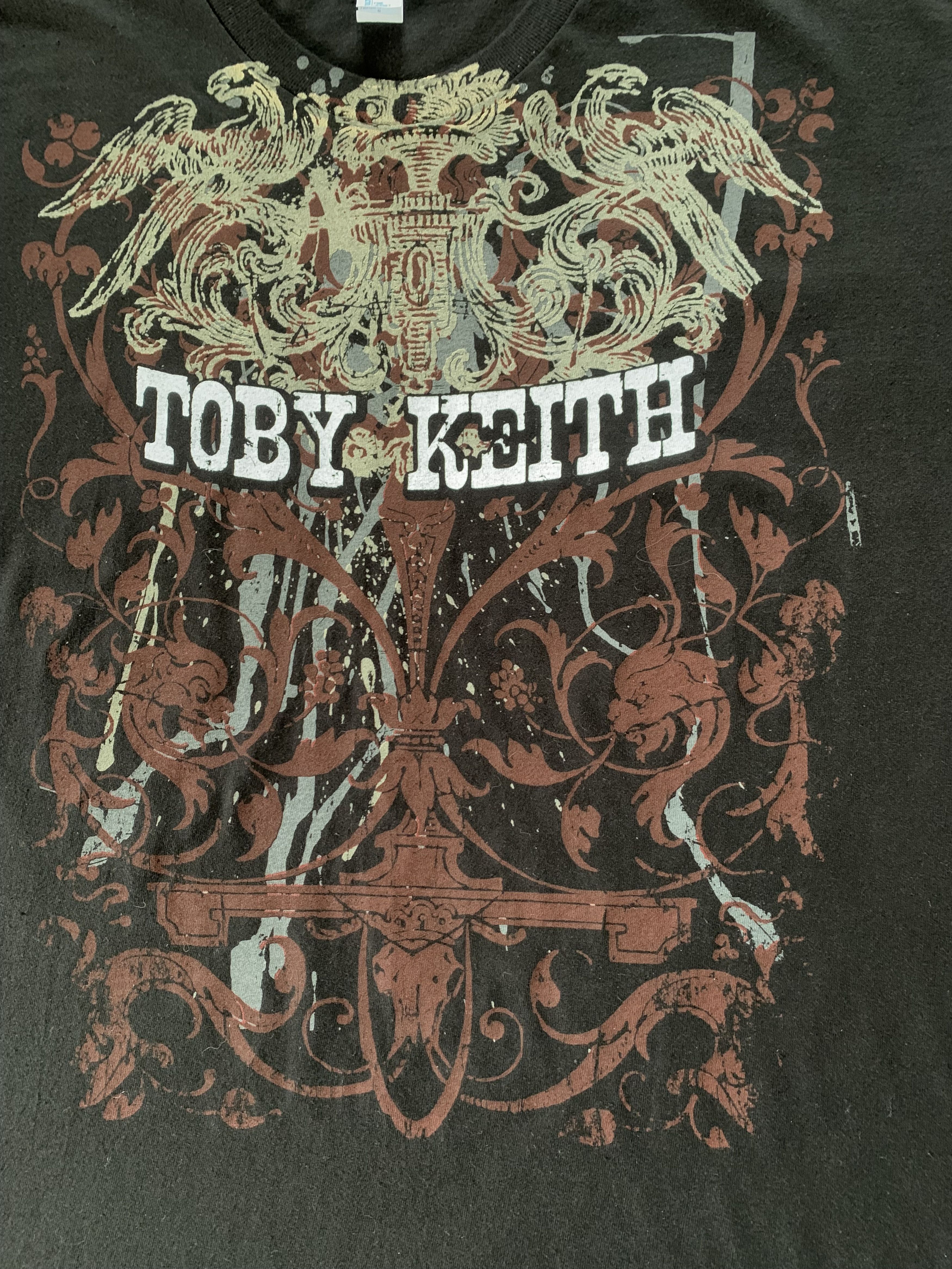 Band Tees Toby Keith Toughest Tour 2009 Cotton T Shirt Size US L / EU 52-54 / 3 - 6 Thumbnail
