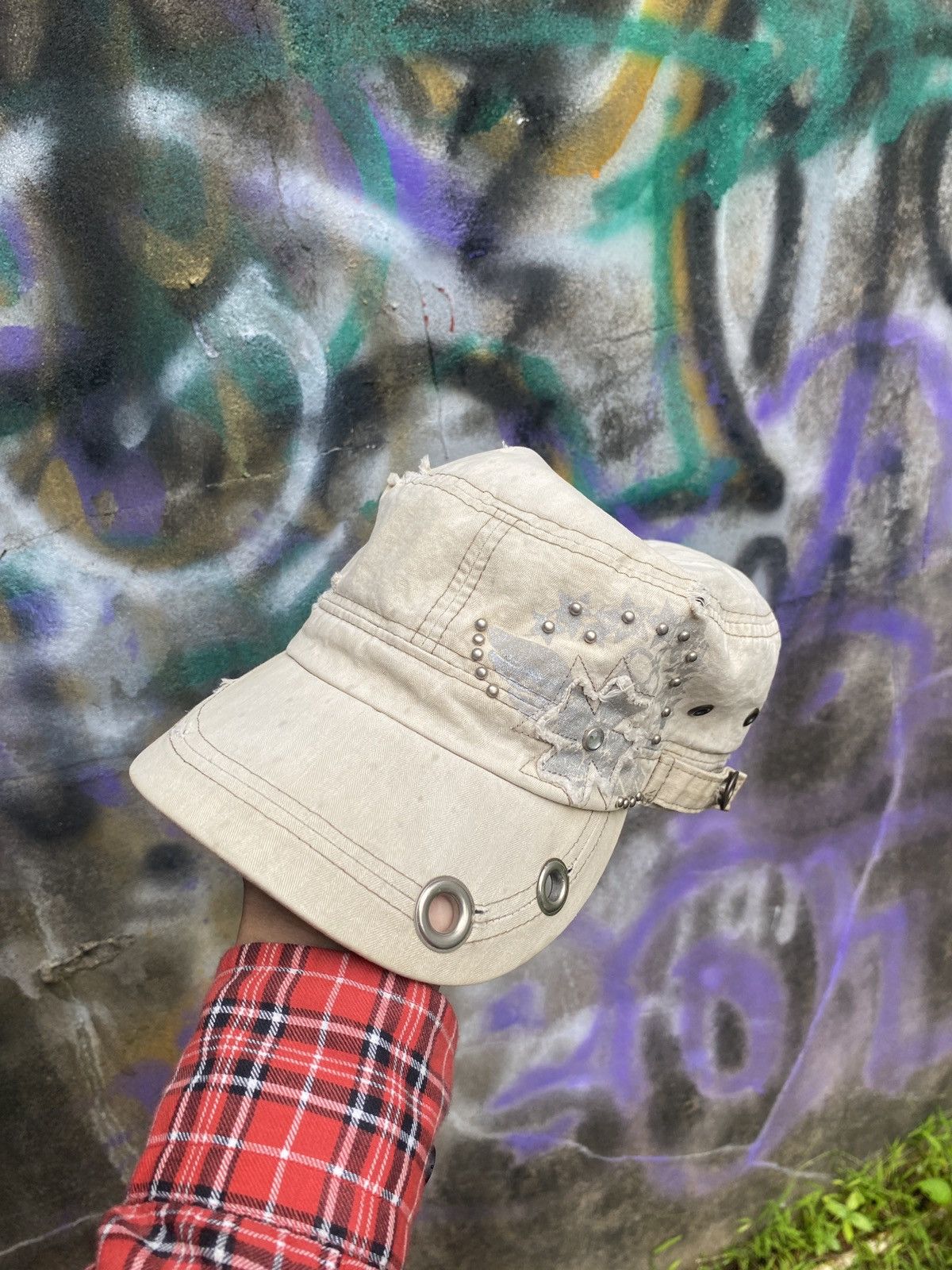 Other ❤️‍🔥Vintage commando hats distressed cross punk style Size ONE SIZE - 3 Thumbnail