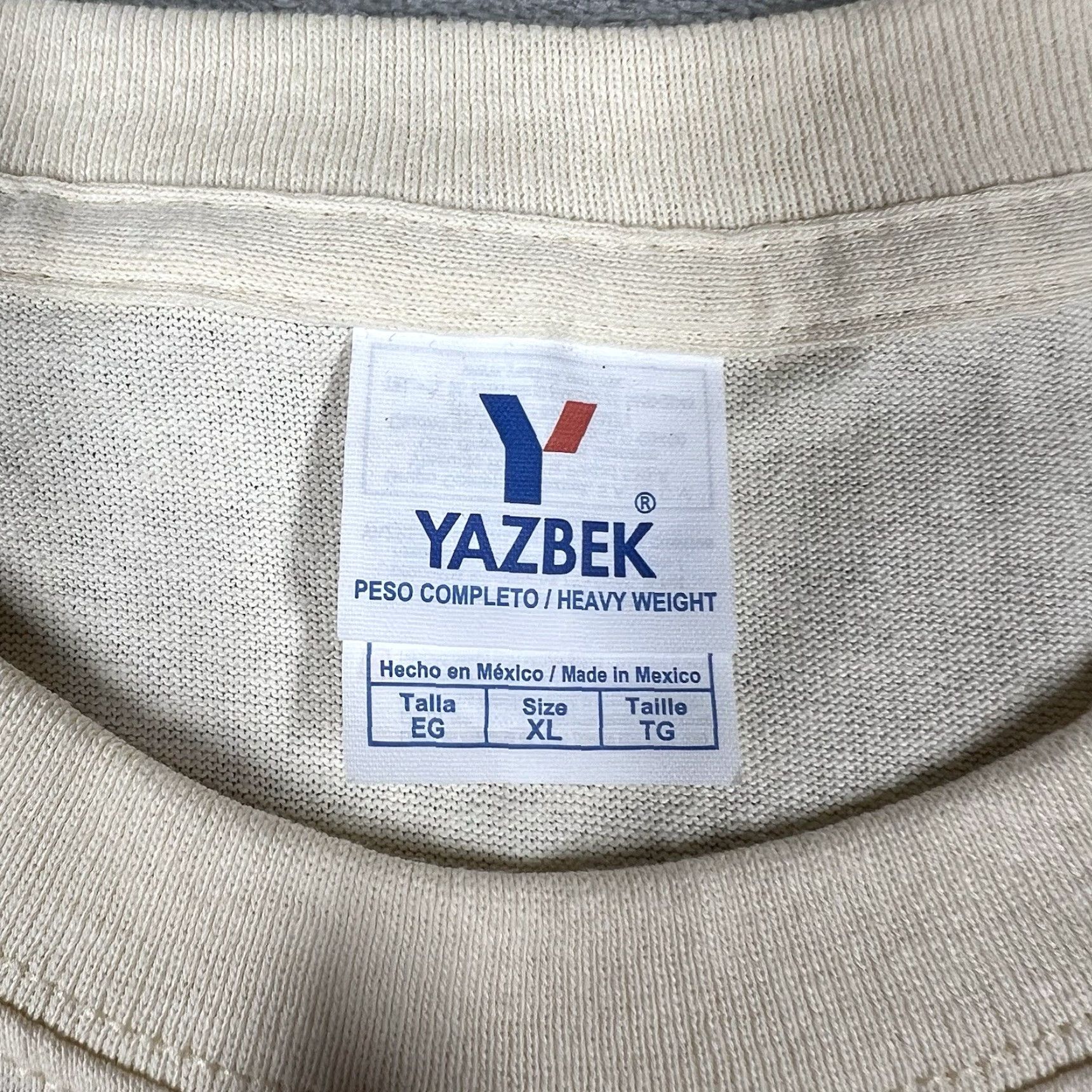 Vintage VTG Yazbek T-Shirt Men XL Aztec Warrior Graphic Puff Print Cancun Mexico Size US XL / EU 56 / 4 - 5 Thumbnail