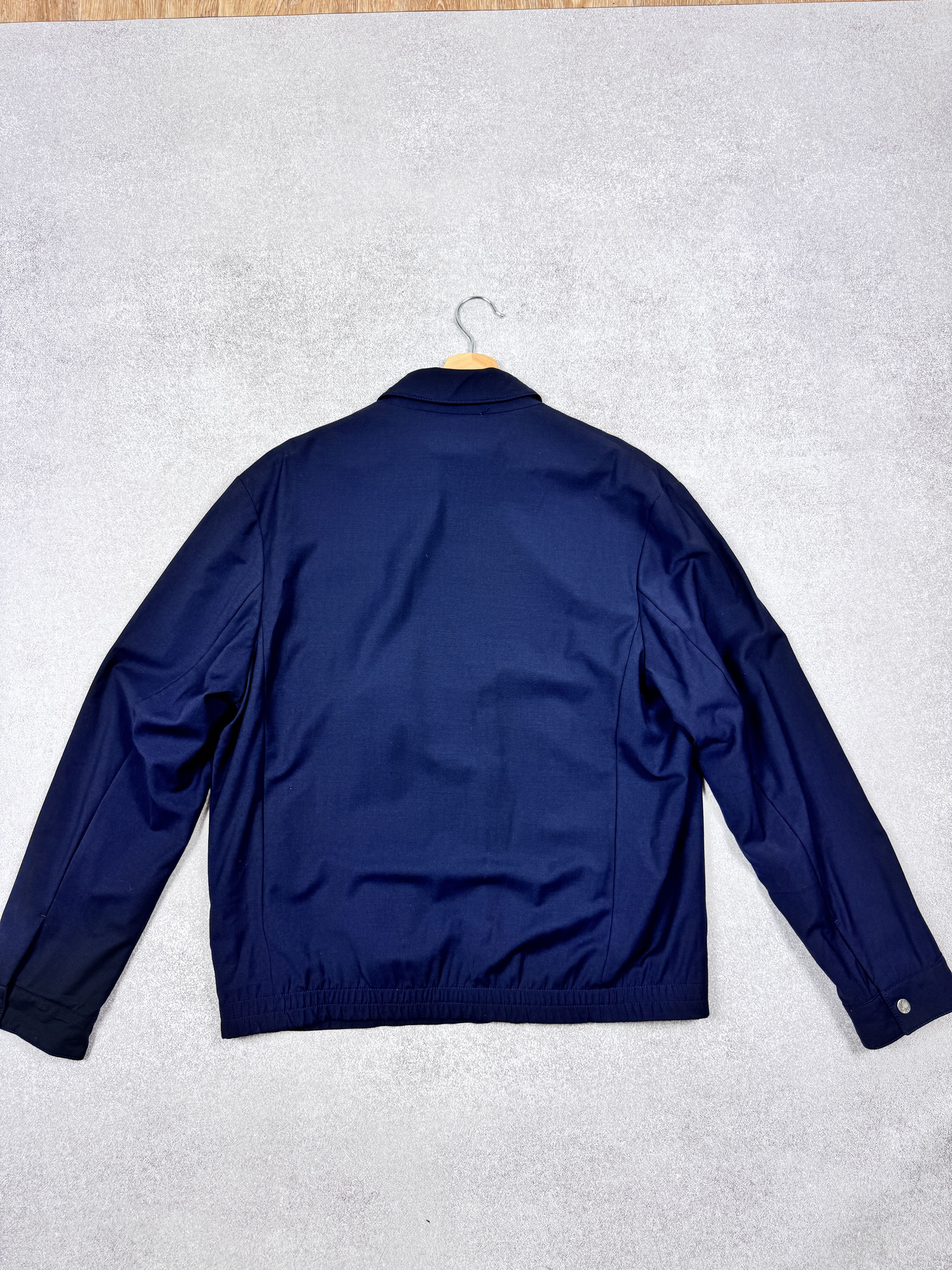 Hugo Boss Men`s HUGO BOSS Urox2031 Navy Wool Zip Jacket Size 48 / M Size US M / EU 48-50 / 2 - 5 Thumbnail