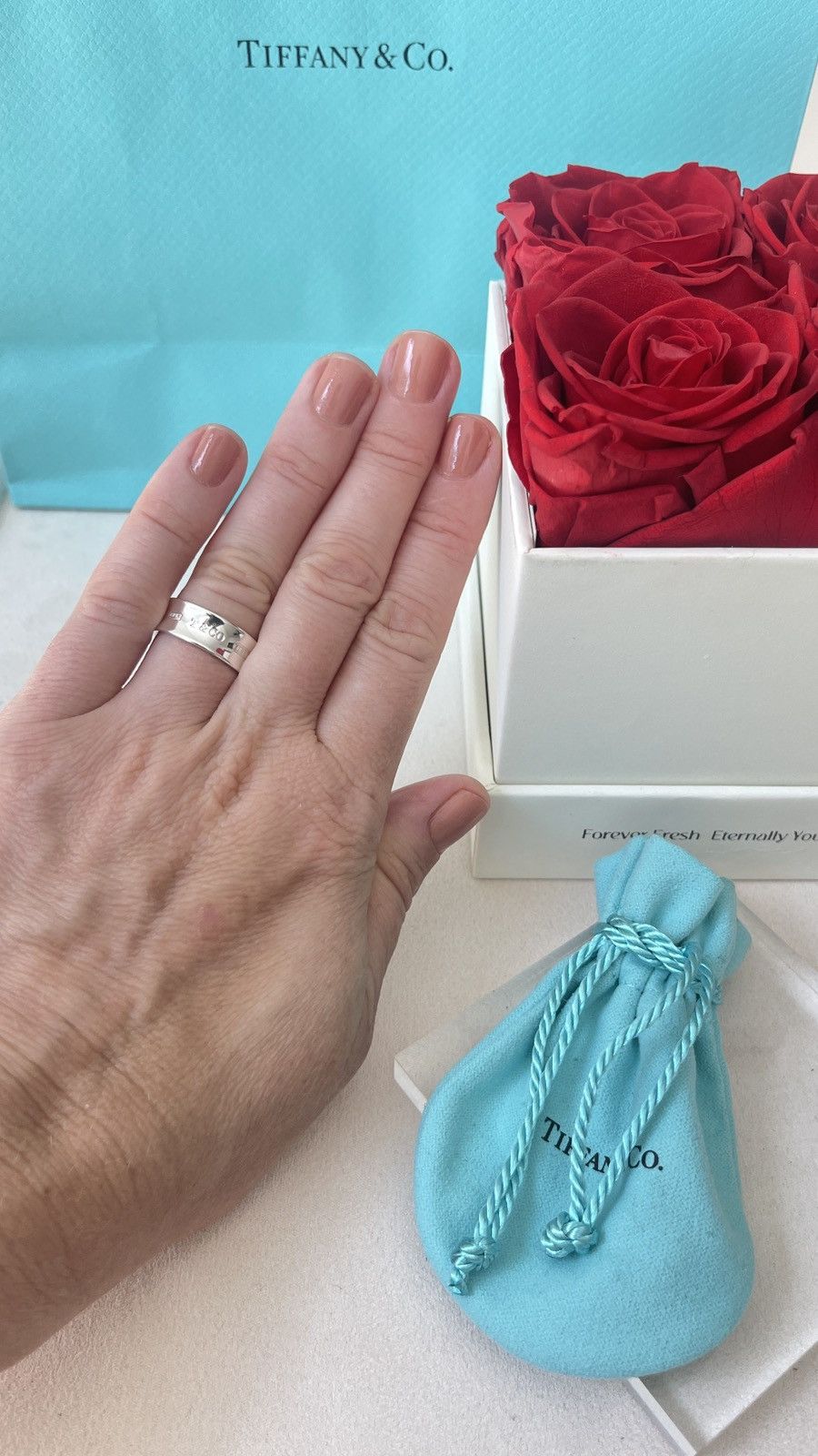 Tiffany & Co. 1837 Ring in Sterling Silver size 5.5 NEW $450