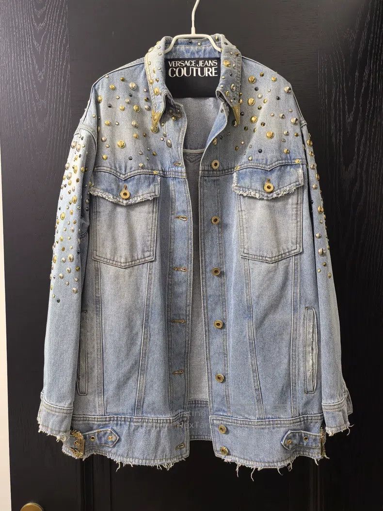 Versace Versace Washed denim jacket Size US XS / EU 42 / 0 - 2 Thumbnail
