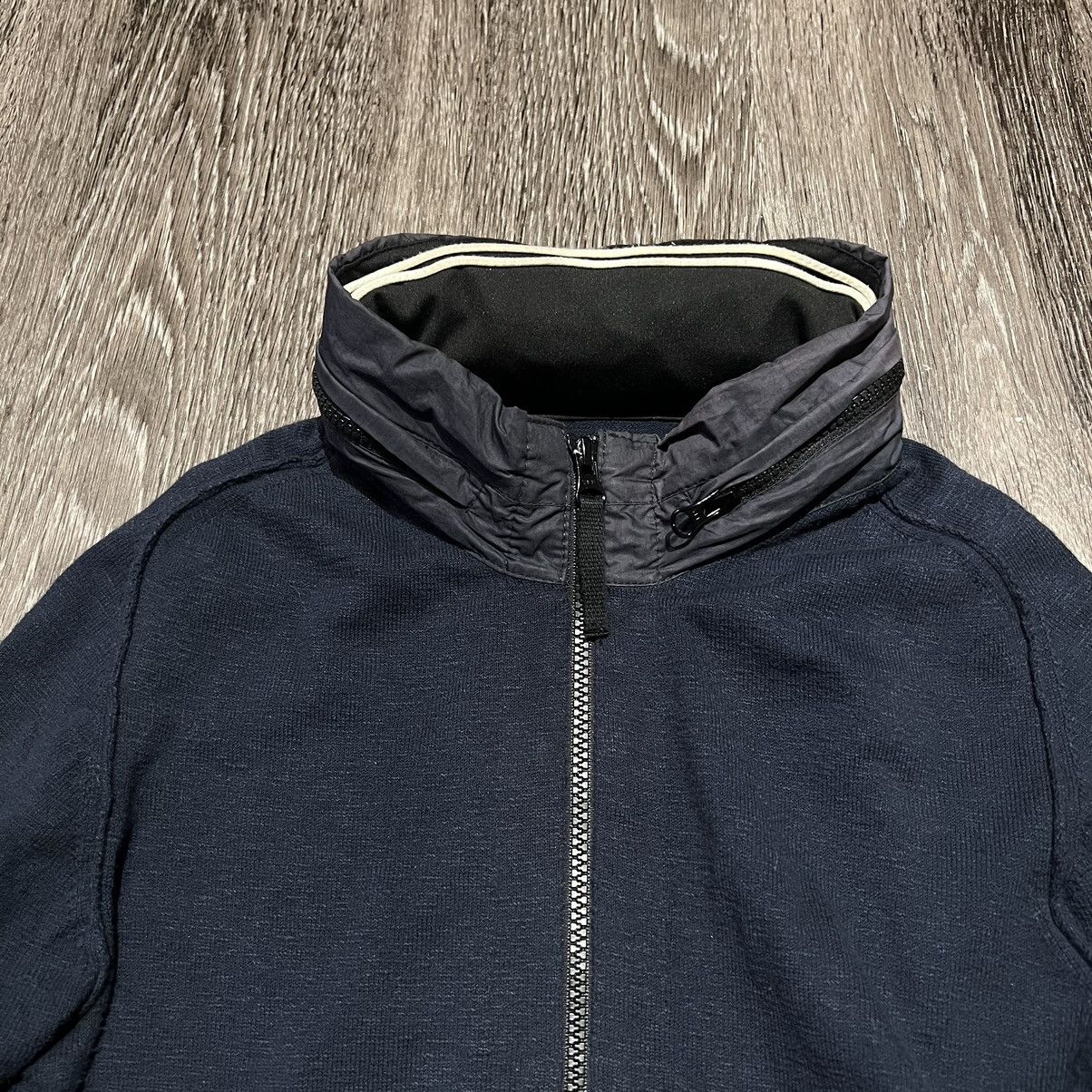 Stone Island × Vintage Stone Island Zip Up w/ Retractable Hood Size US S / EU 44-46 / 1 - 5 Thumbnail