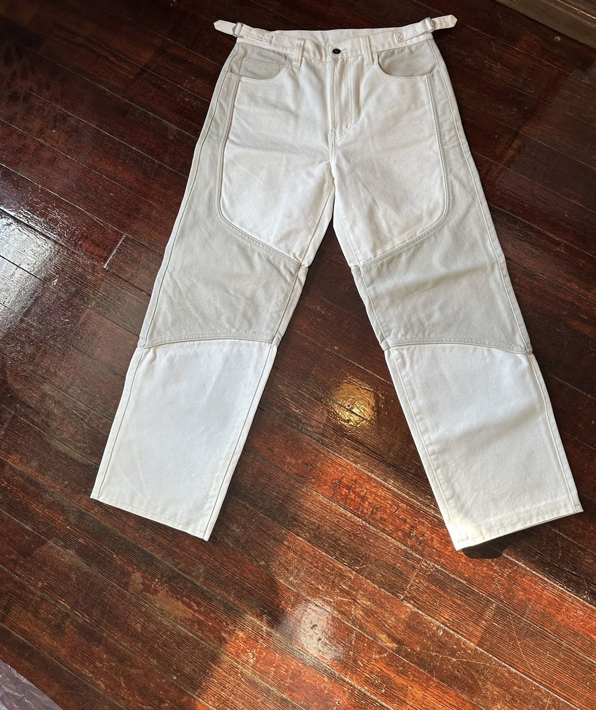 Supreme × Vanson Leathers SUPREME X VANSON LEATHERS CORDURA COTTON PANT WHITE 30 Size US 30 / EU 46 - 1 Thumbnail